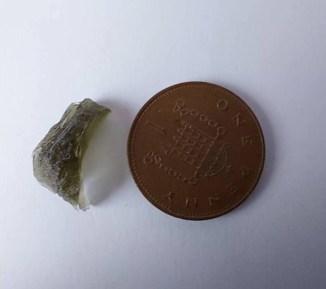 Moldavite Piece, 0.77g, Tektite (Ref: 895)