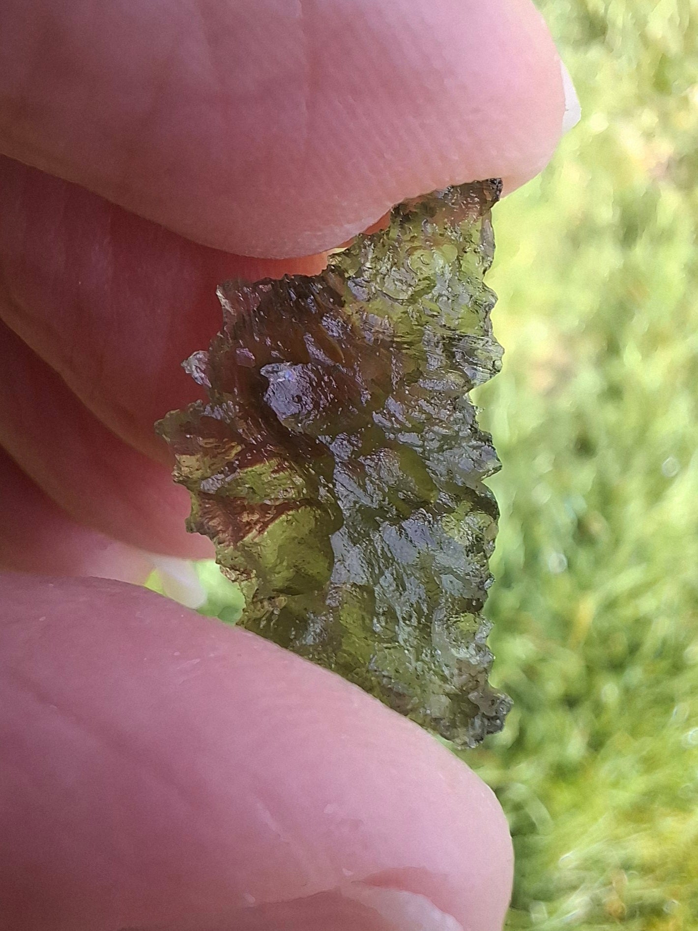 Moldavite Piece, JEZKOVNA BESEDNICE, 1.32g, Tektite (Ref: 1280)