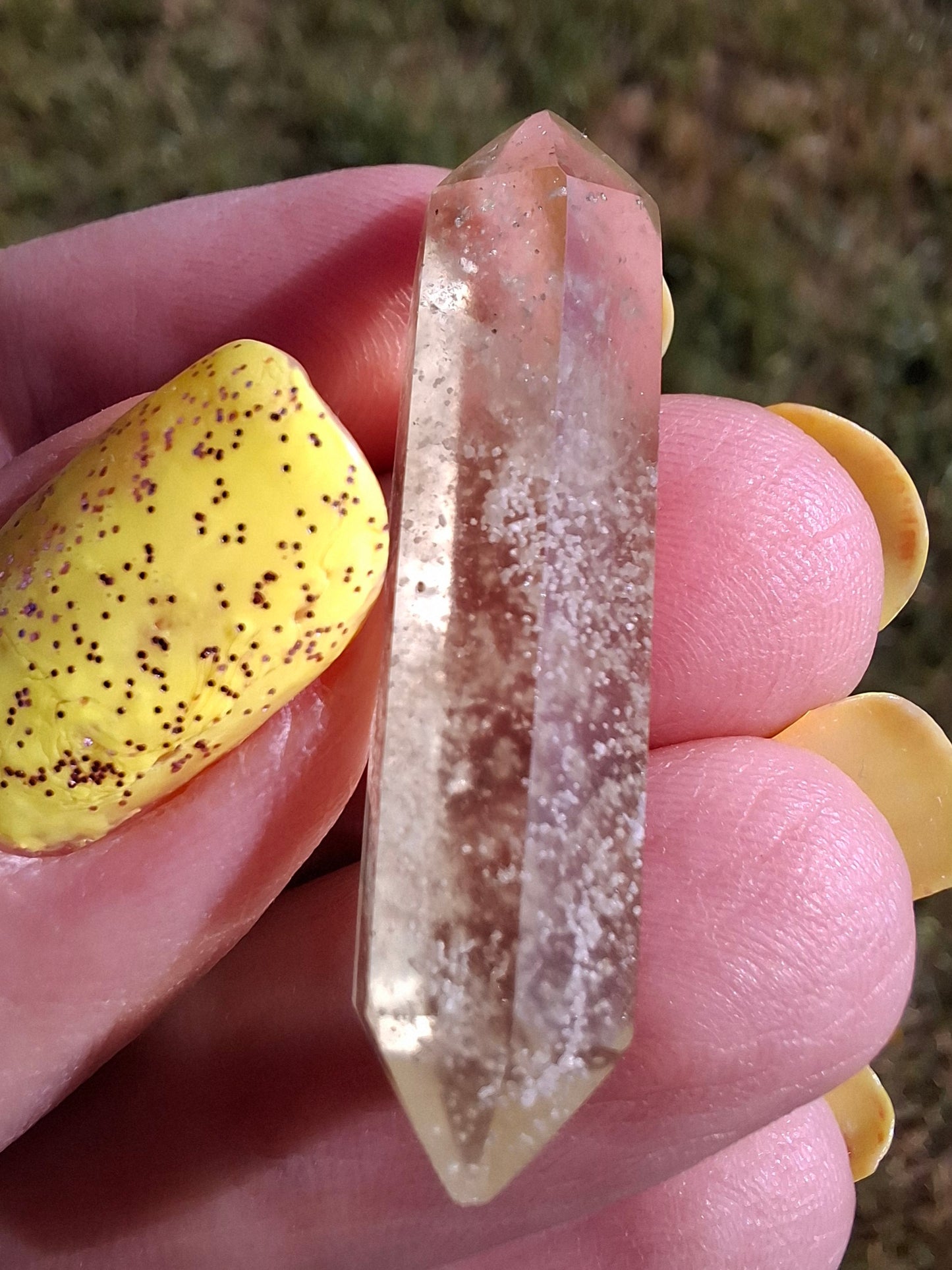 Libyan Desert Glass DT Carving, 3.94g, Tektite (Ref: LDT5)