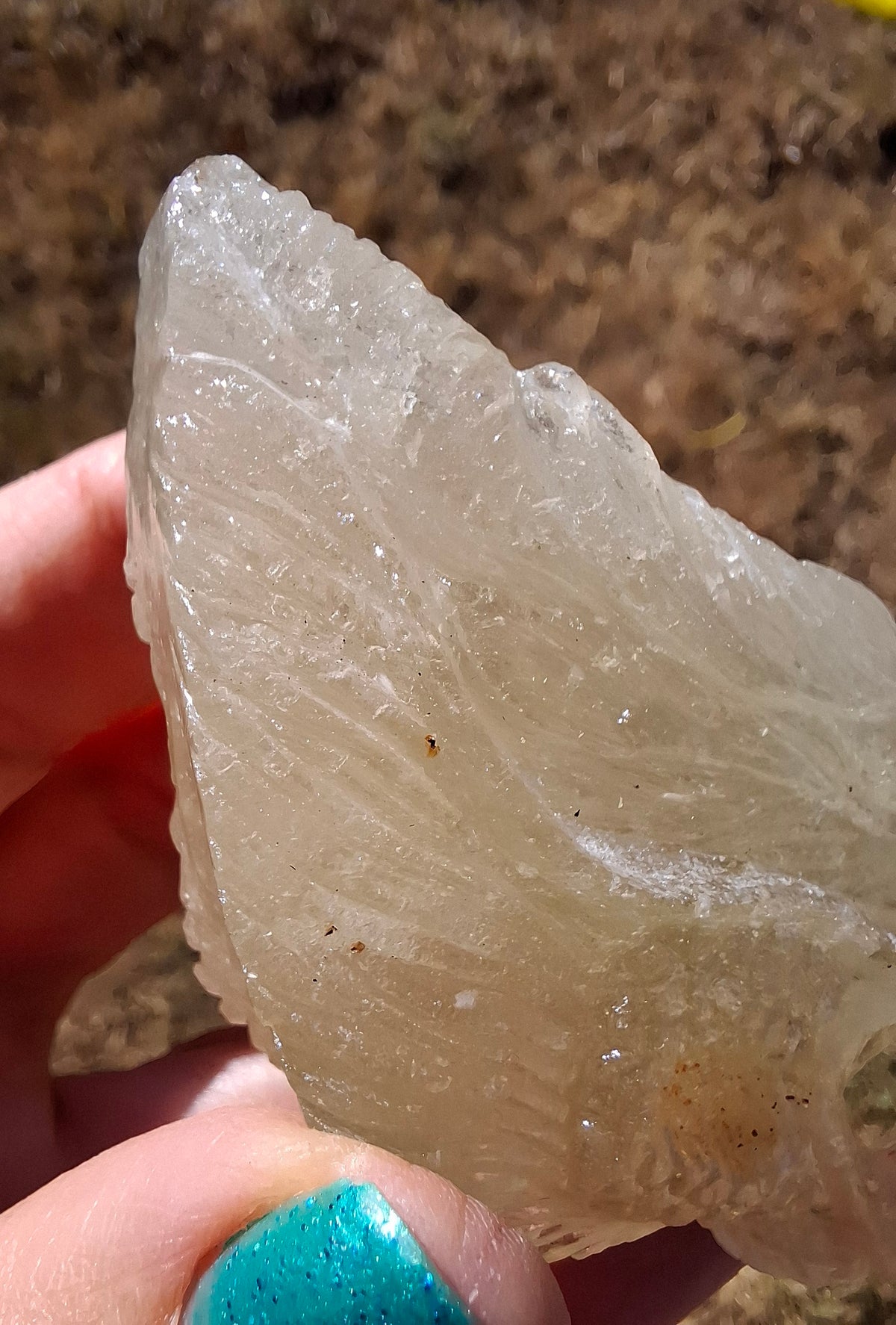 Libyan Desert Glass DRAGON HEAD Carving, 75.84g, Tektite (Ref: Dragon1)