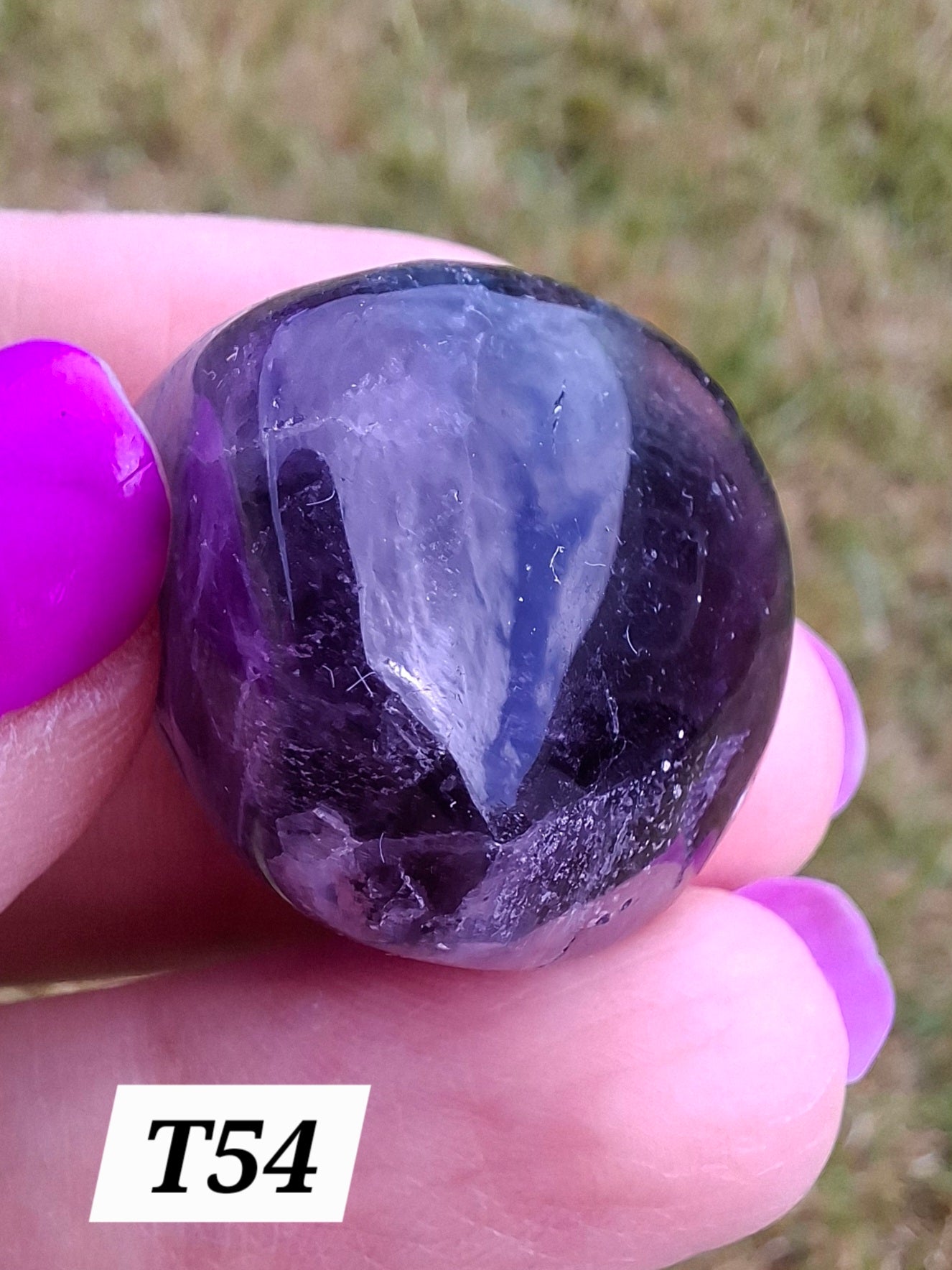 Fluorite, Tumble Stone, Crystal (Ref: T54)