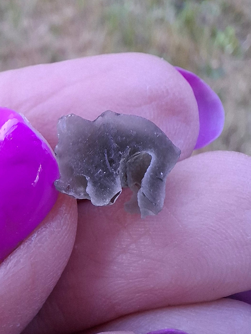 Moldavite Piece, 0.45g, Tektite (Ref: 1444)