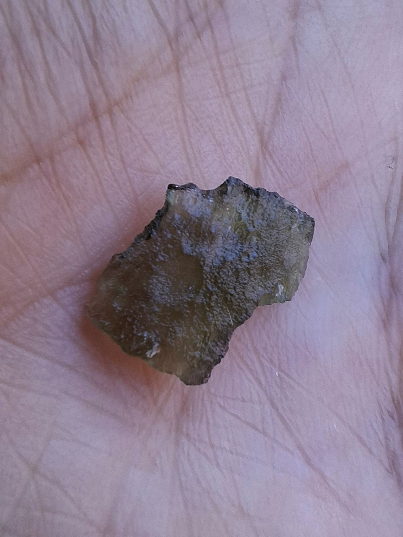 Moldavite Piece, 0.48g, Tektite (Ref: 1480)