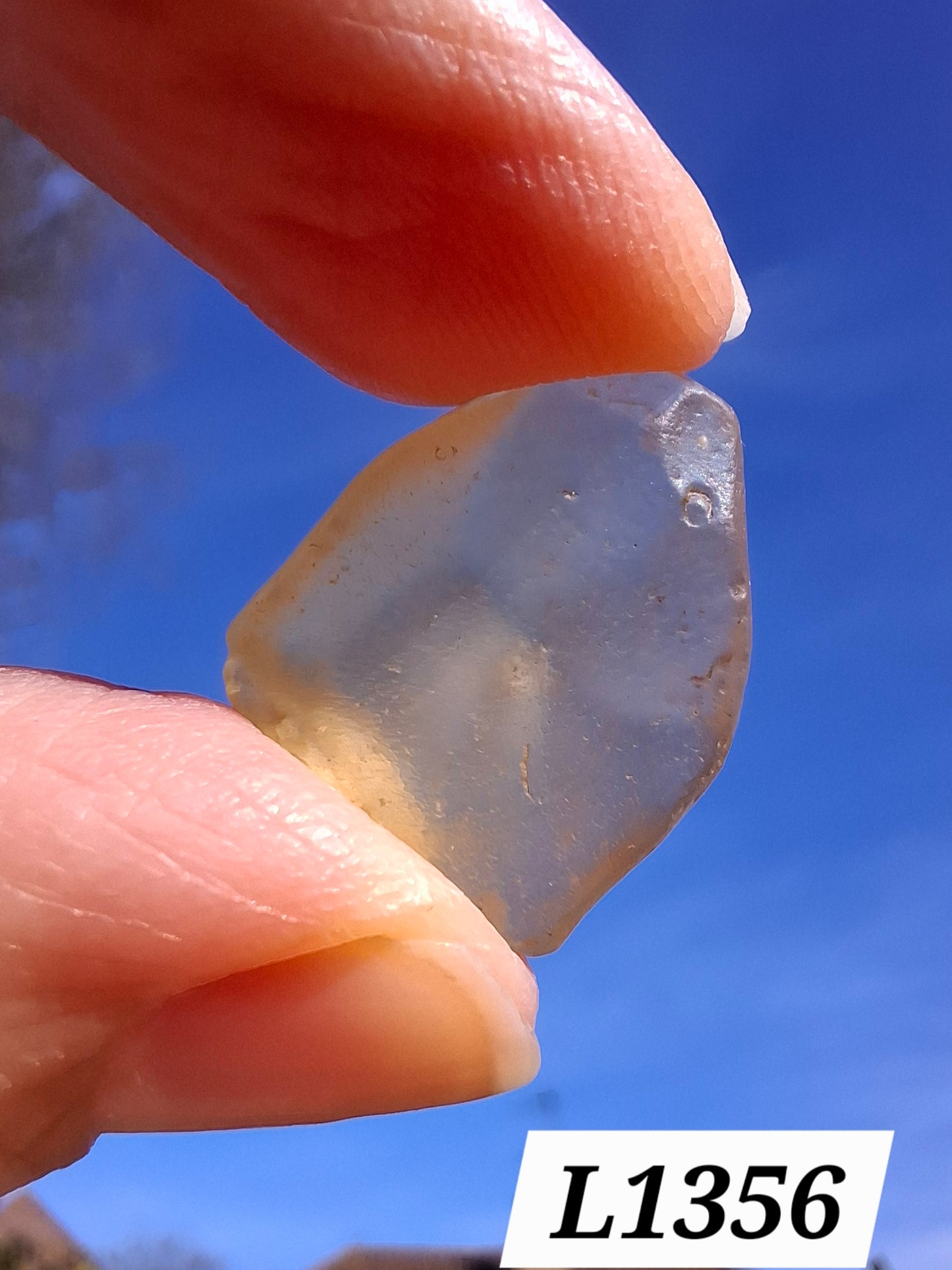 Libyan Desert Glass small Piece, 2.91g, Tektite (Ref: L1356)