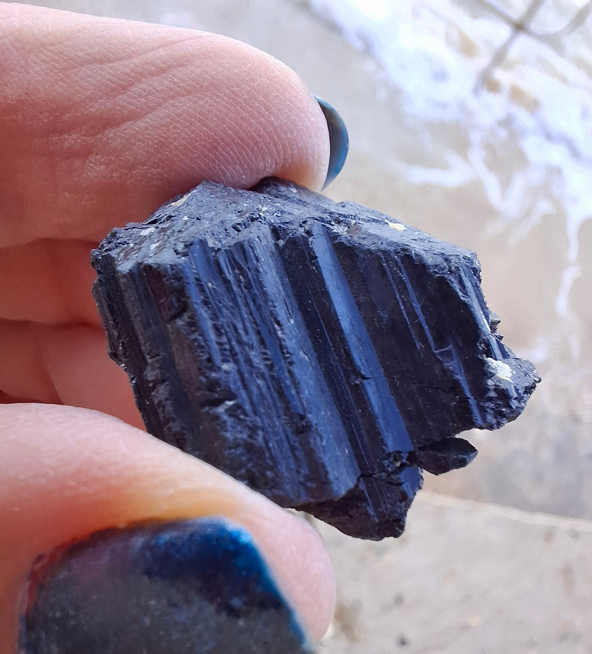Black Tourmaline RAW, 11.70g, Crystal (Ref: RBT6)