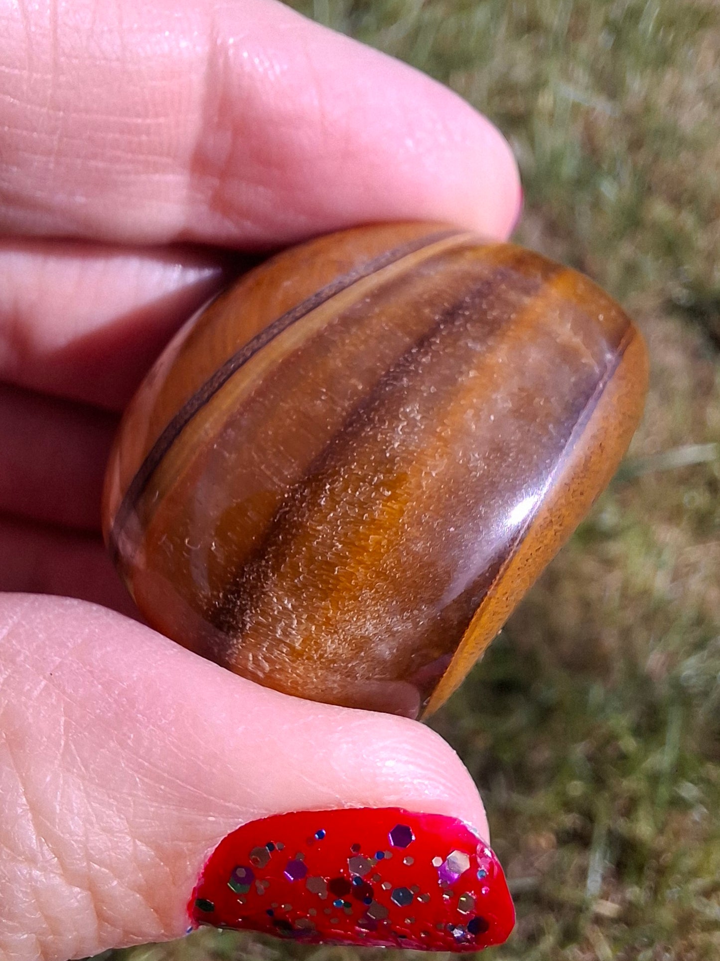 Tigers Eye, Tumble Stone, Crystal (Ref: T134)