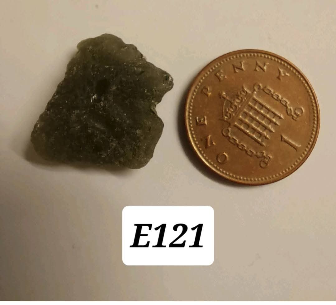 Moldavite Piece, 2.78g, Tektite (Ref: E121)