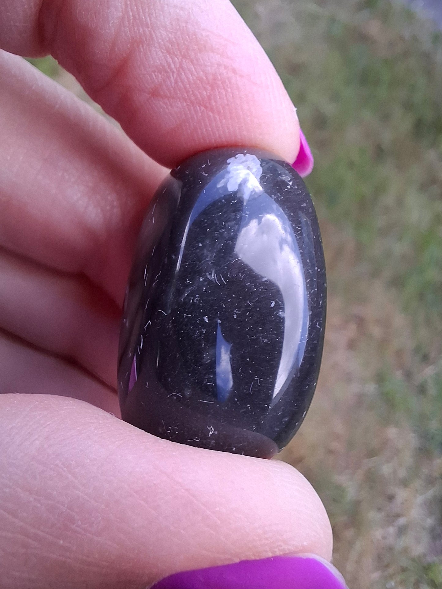 Snowflake Obsidian, Tumble Stone, Crystal (Ref: T100)