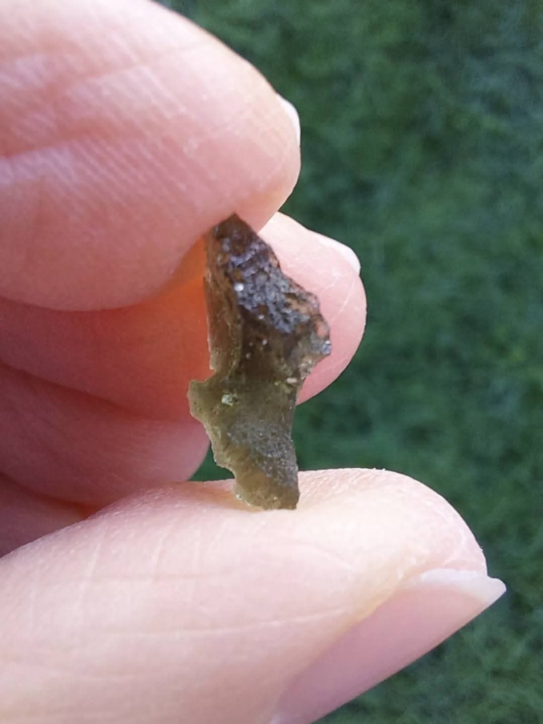Moldavite Piece, 0.58g, Tektite (Ref: 941)