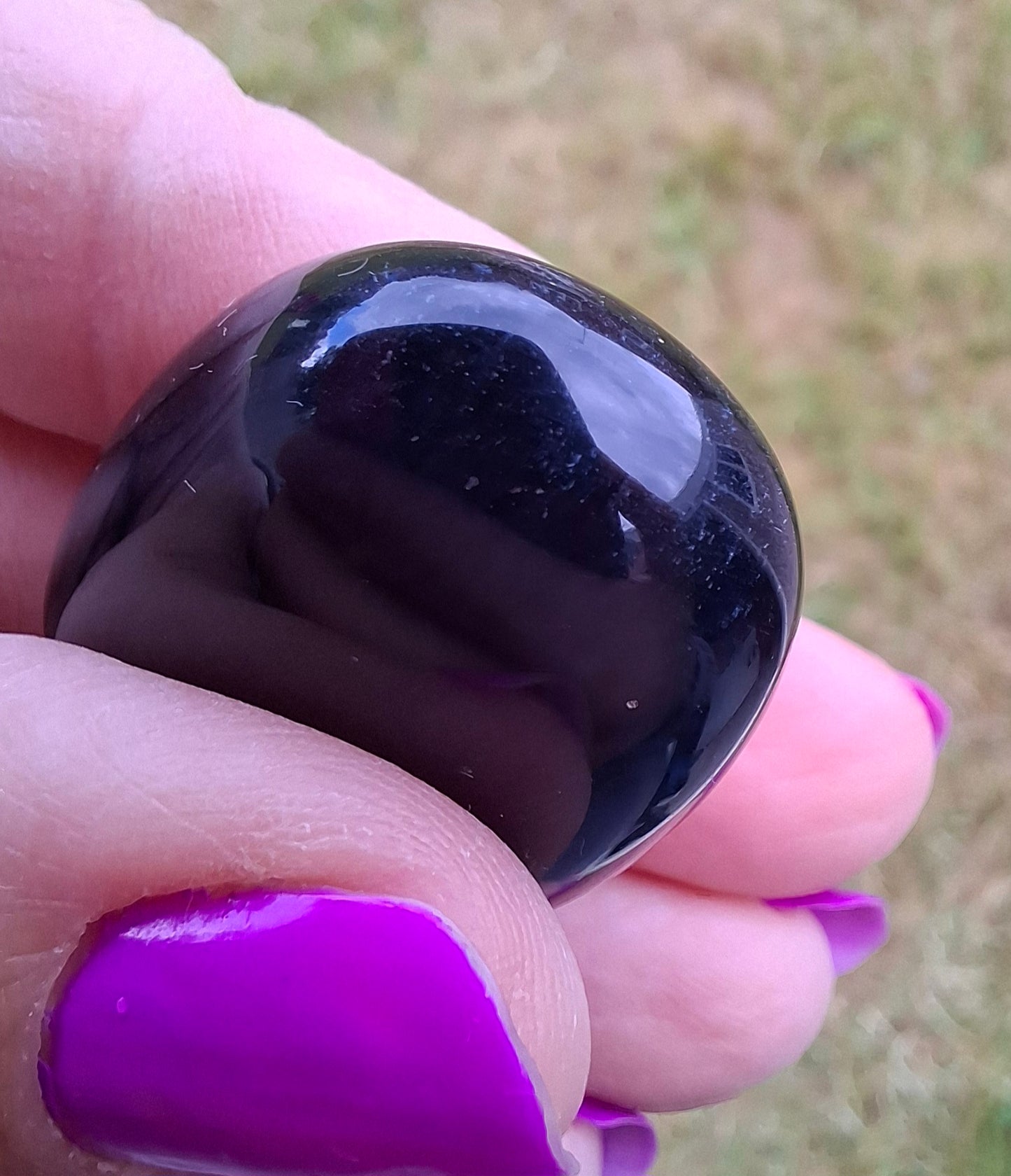 Blue Tigers Eye, Tumble Stone, Crystal (Ref: T20)