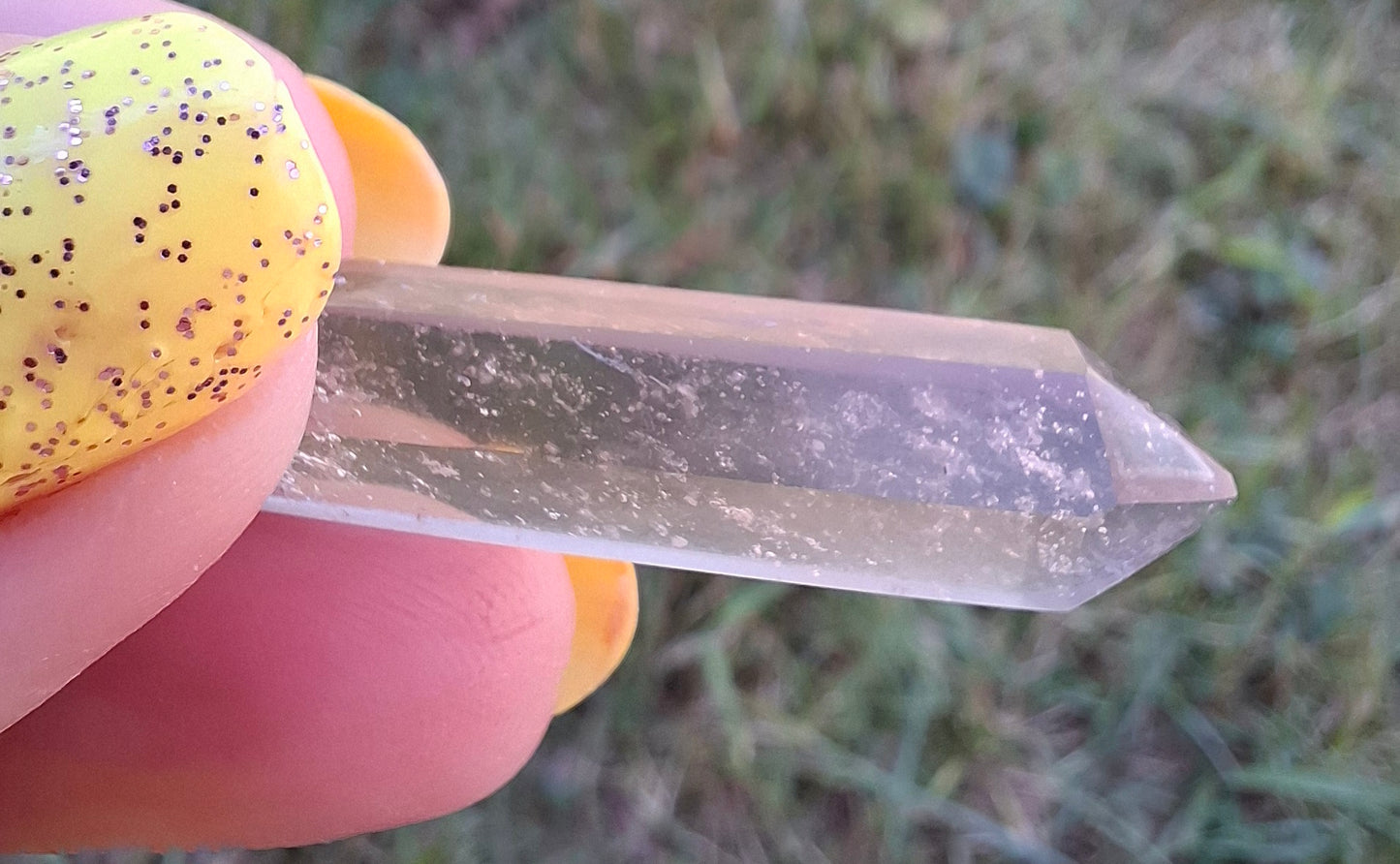 Libyan Desert Glass DT Carving, 3.93g, Tektite (Ref: LDT3)