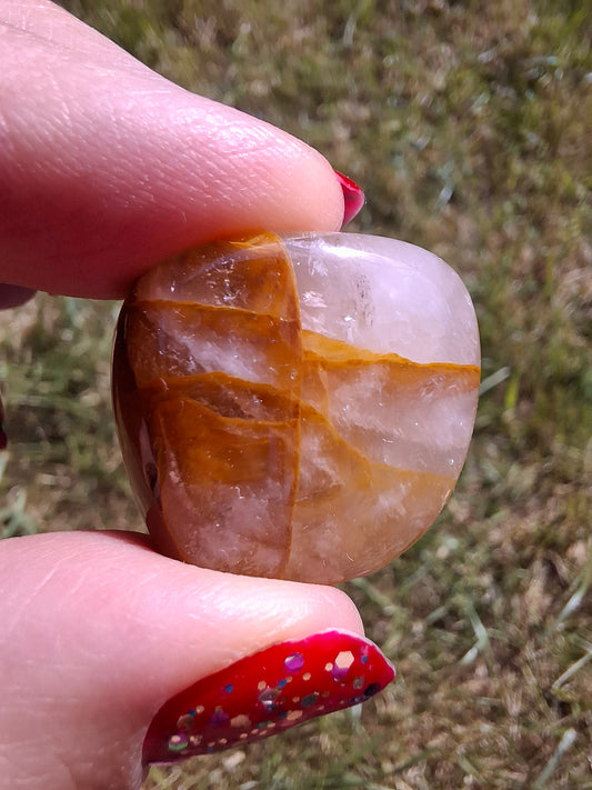 Golden Healer, Tumble Stone, Crystal (Ref: T195)