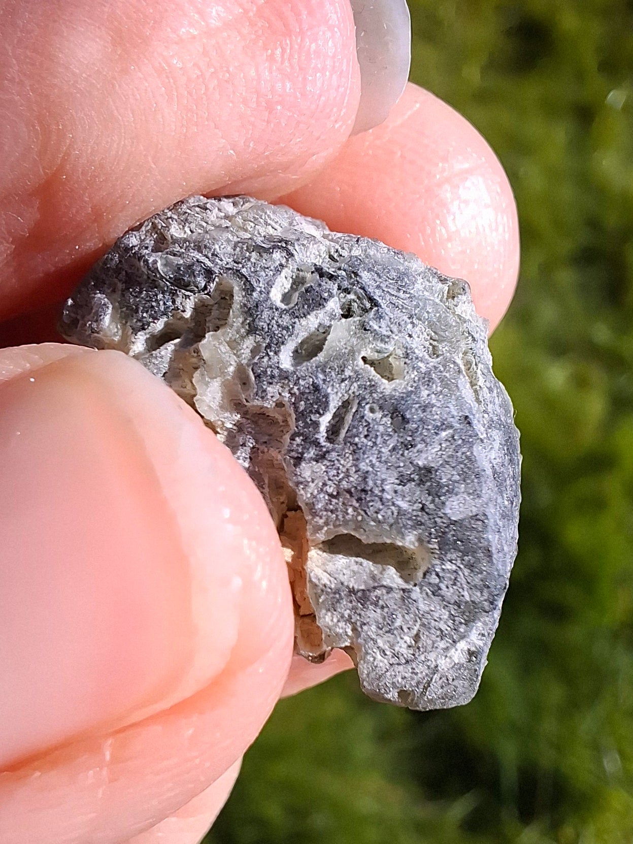 Moldavite Piece, SNOWFLAKE, FROSTED, BARTOCHOV, 4.30g, Tektite (Ref: 1363)