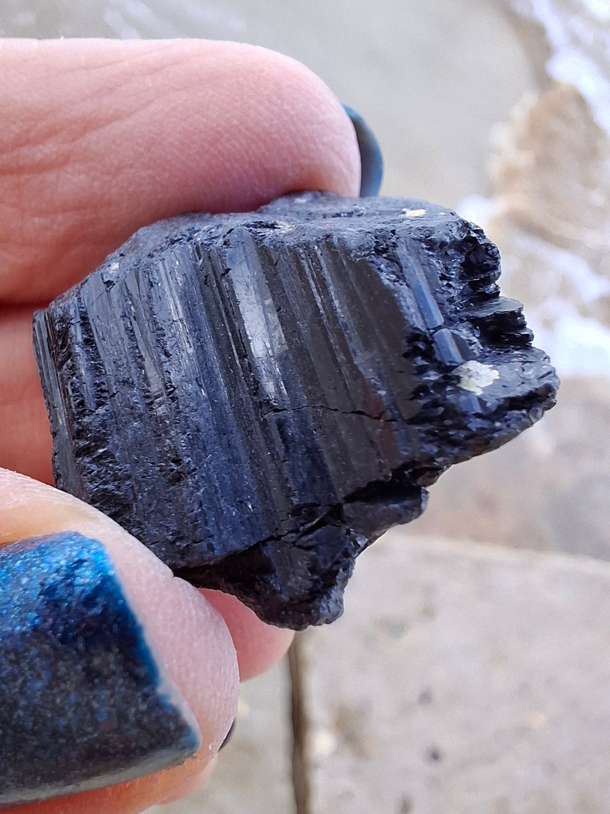 Black Tourmaline RAW, 11.70g, Crystal (Ref: RBT6)
