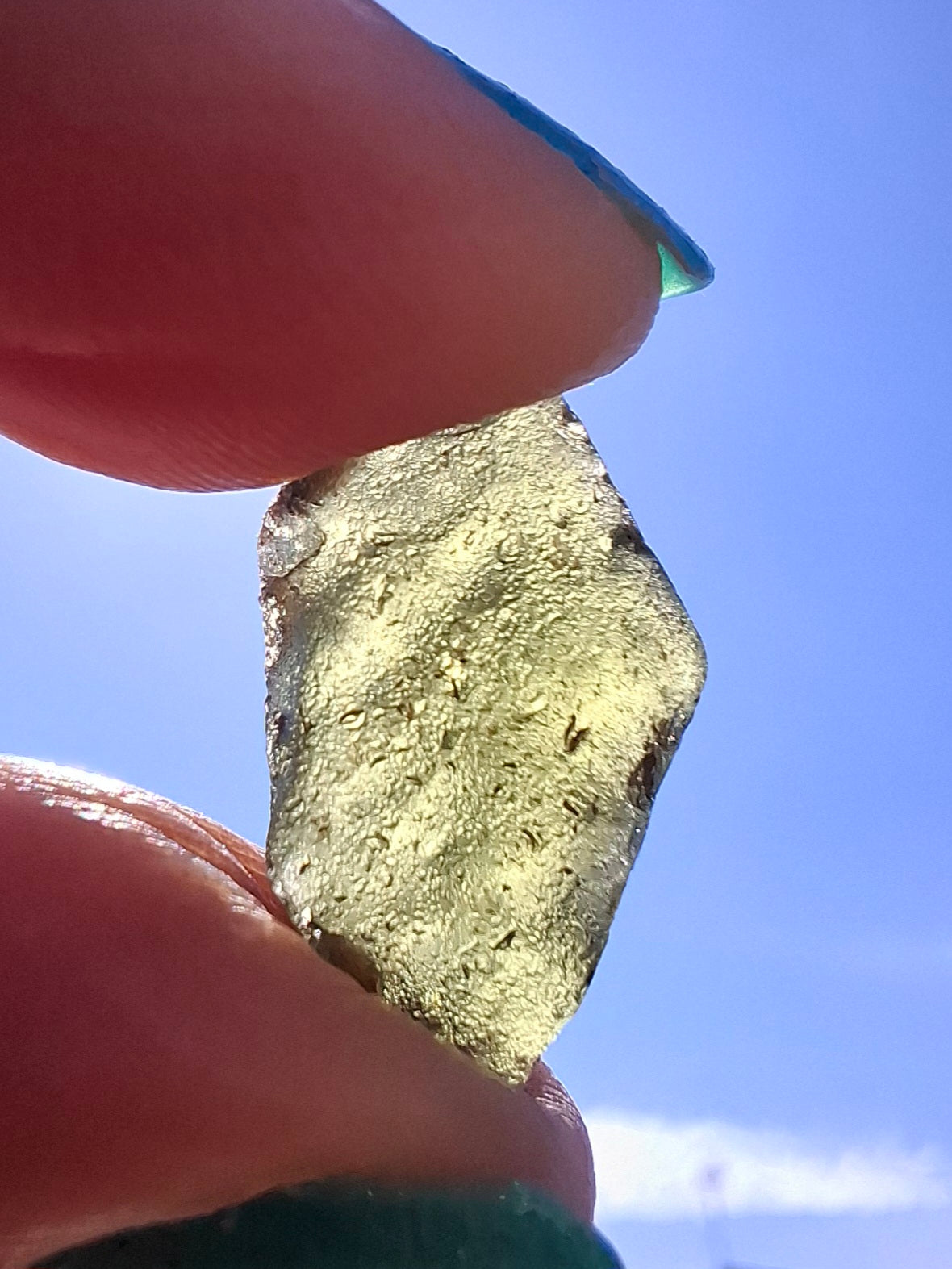 Moldavite Piece, 1.52g, Tektite (Ref: 1425)