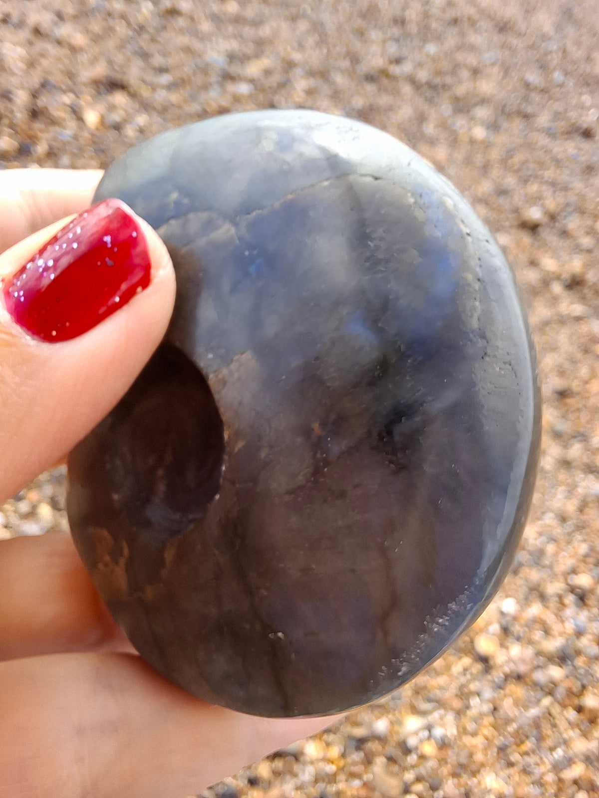 Labradorite Ammonite Carving, 146.90g, Crystal (Ref: laba5)