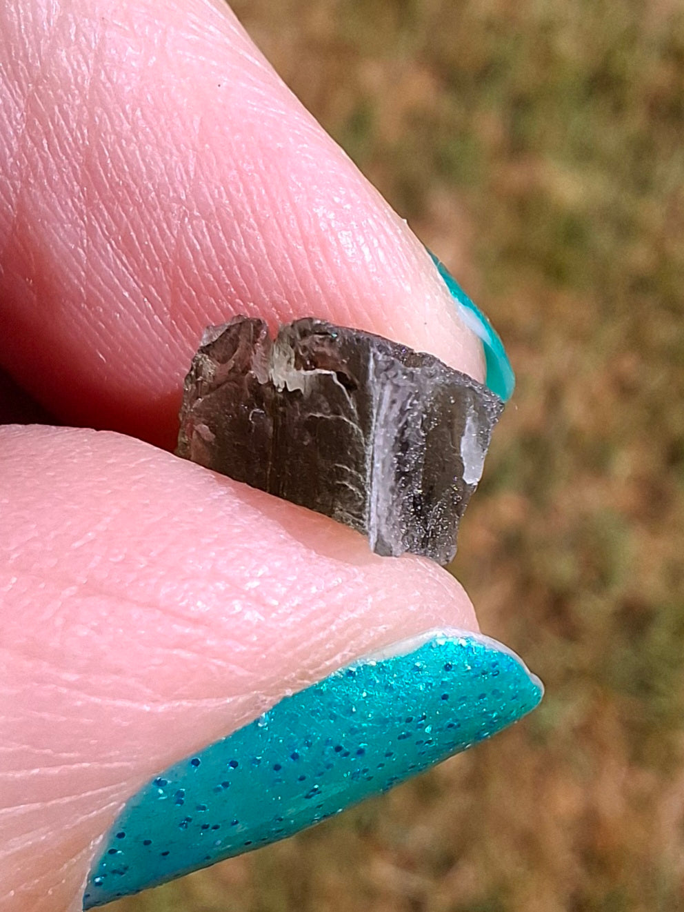 Moldavite Piece, 0.74g, Tektite (Ref: 1417)