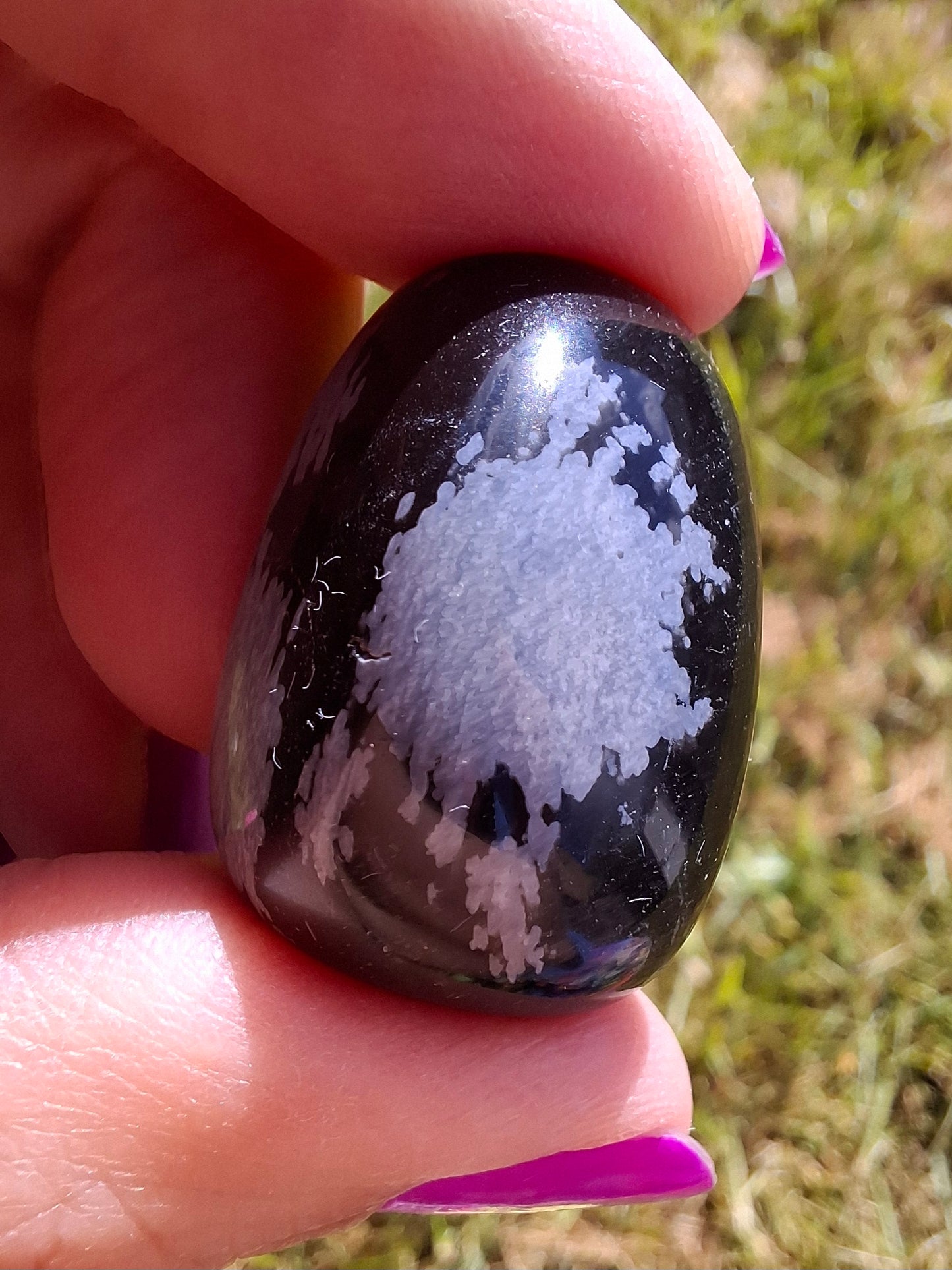 Snowflake Obsidian, Tumble Stone, Crystal (Ref: T99)