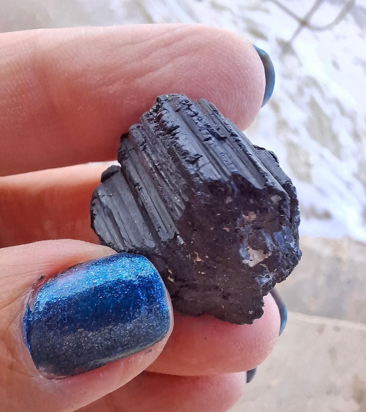 Black Tourmaline RAW, 11.70g, Crystal (Ref: RBT6)