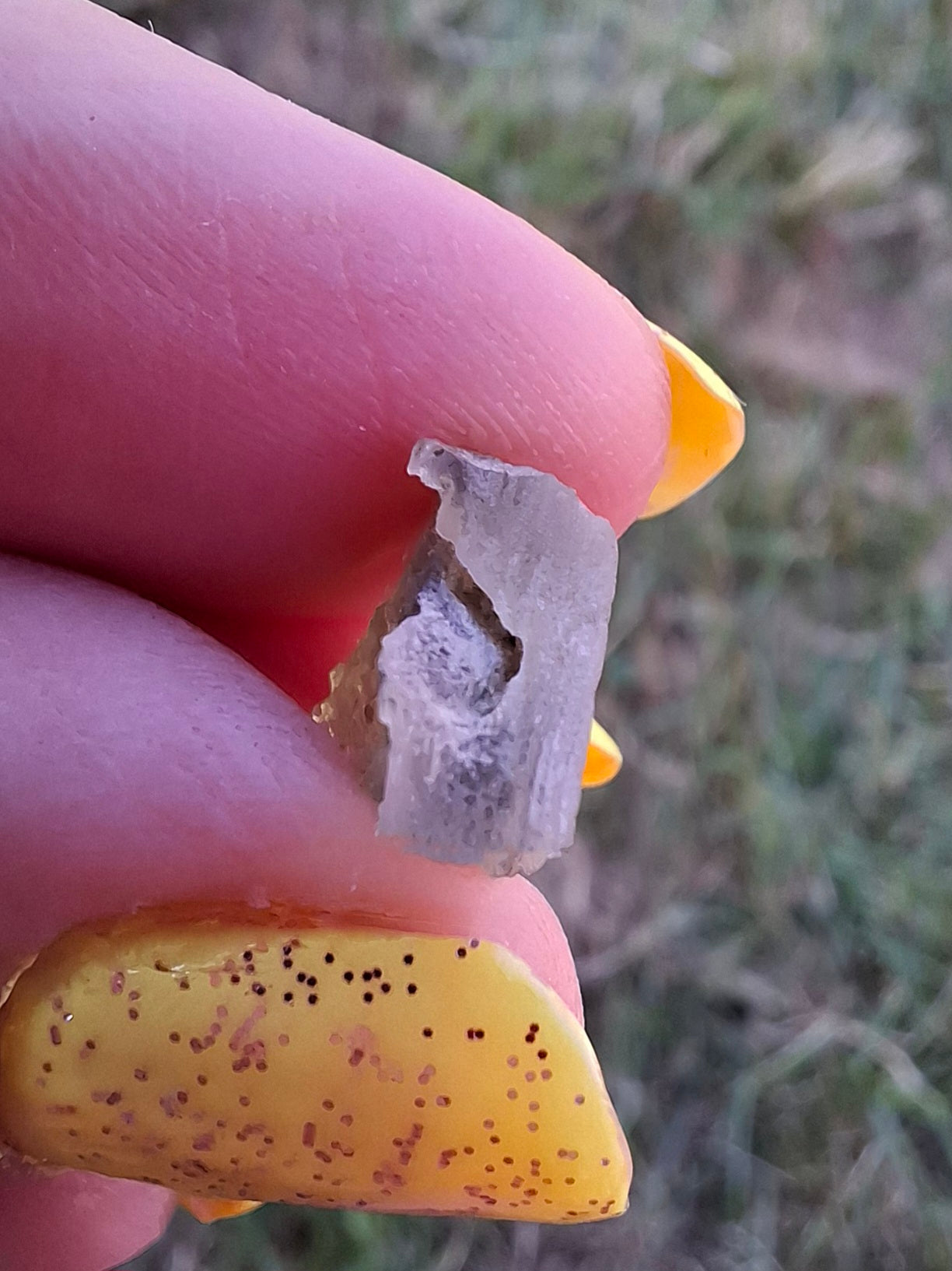 Moldavite Piece, 0.68g, Tektite (Ref: 1481)