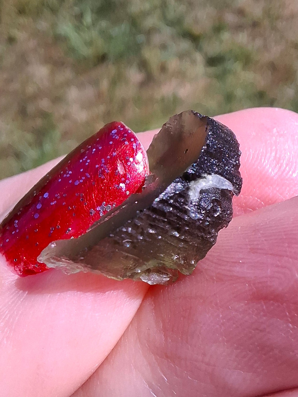 Moldavite Piece, 1.25g, Tektite (Ref: 1470)