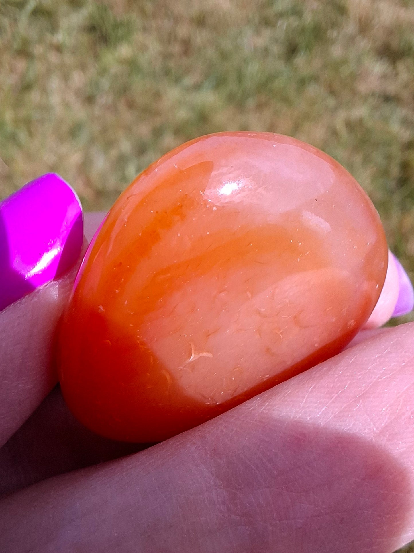 Carnelian, Tumble Stone, Crystal (Ref: T62)