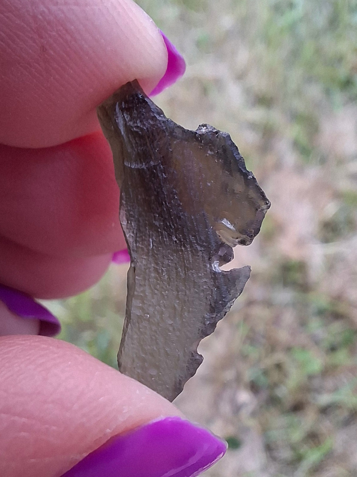 Moldavite Piece, 1.08g, Tektite (Ref: 1429)
