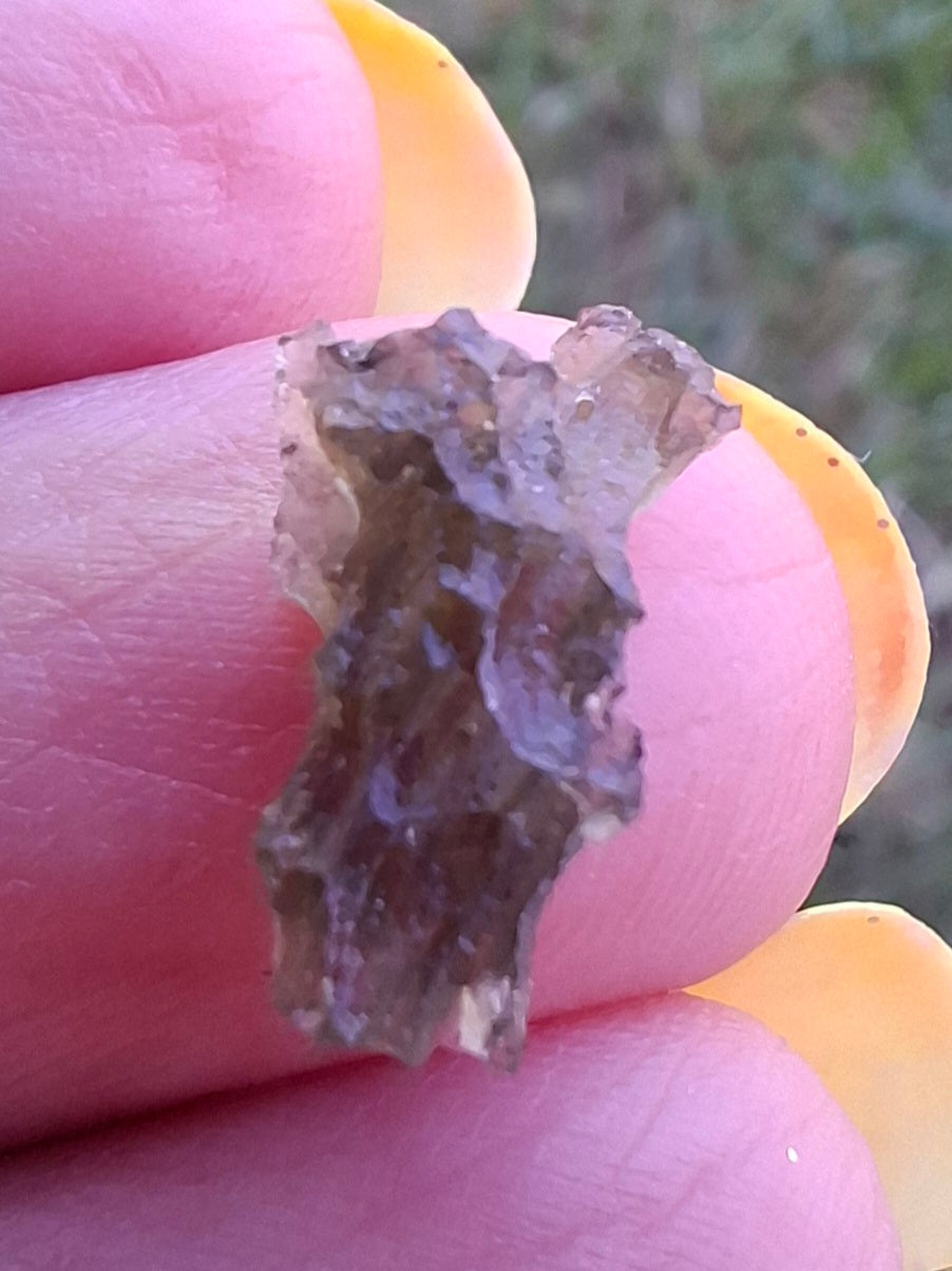Moldavite small Piece, 0.34g, Tektite (Ref: 1476)