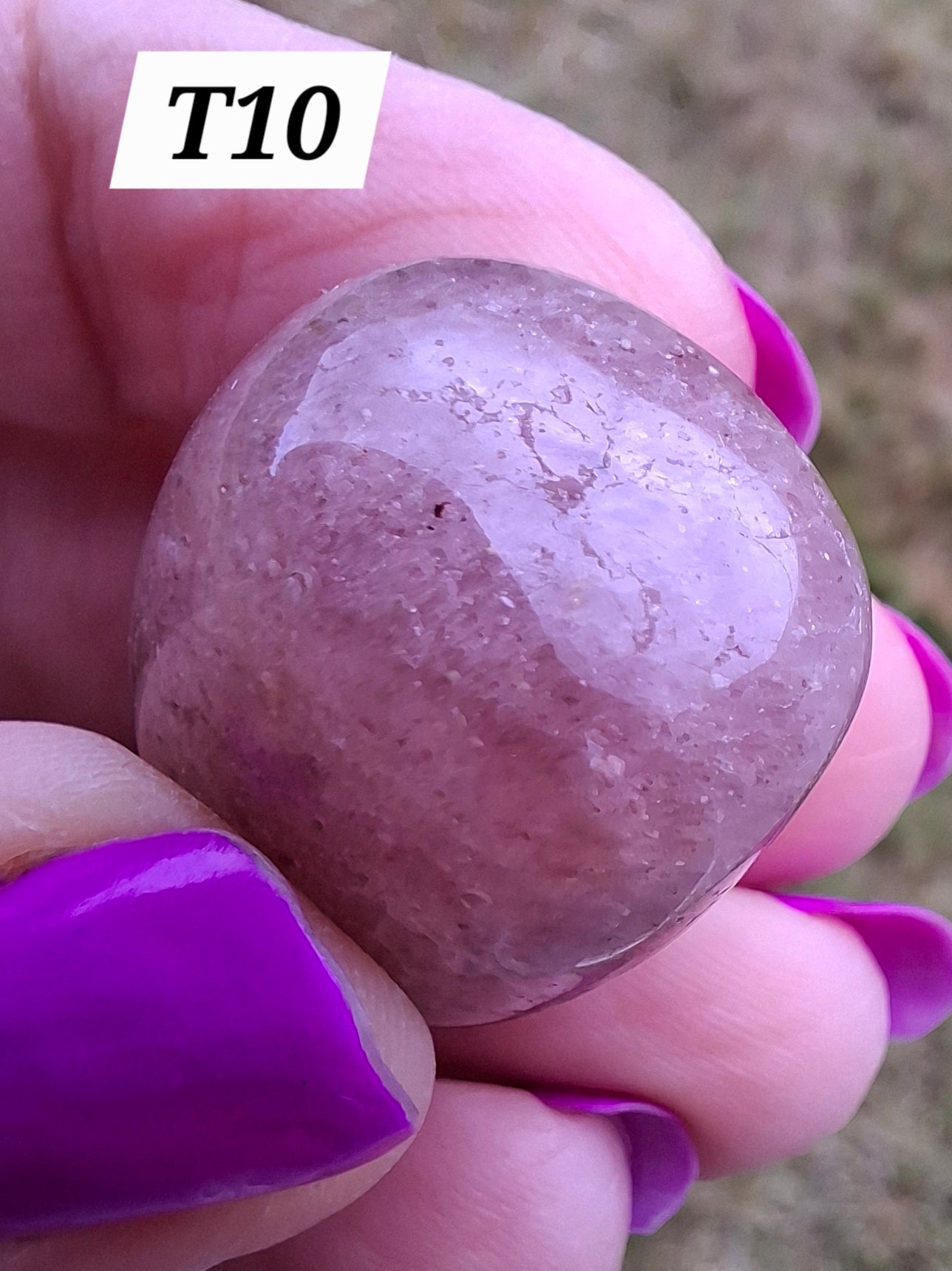 Strawberry Quartz, Tumble Stone, Crystal (Ref: T10)