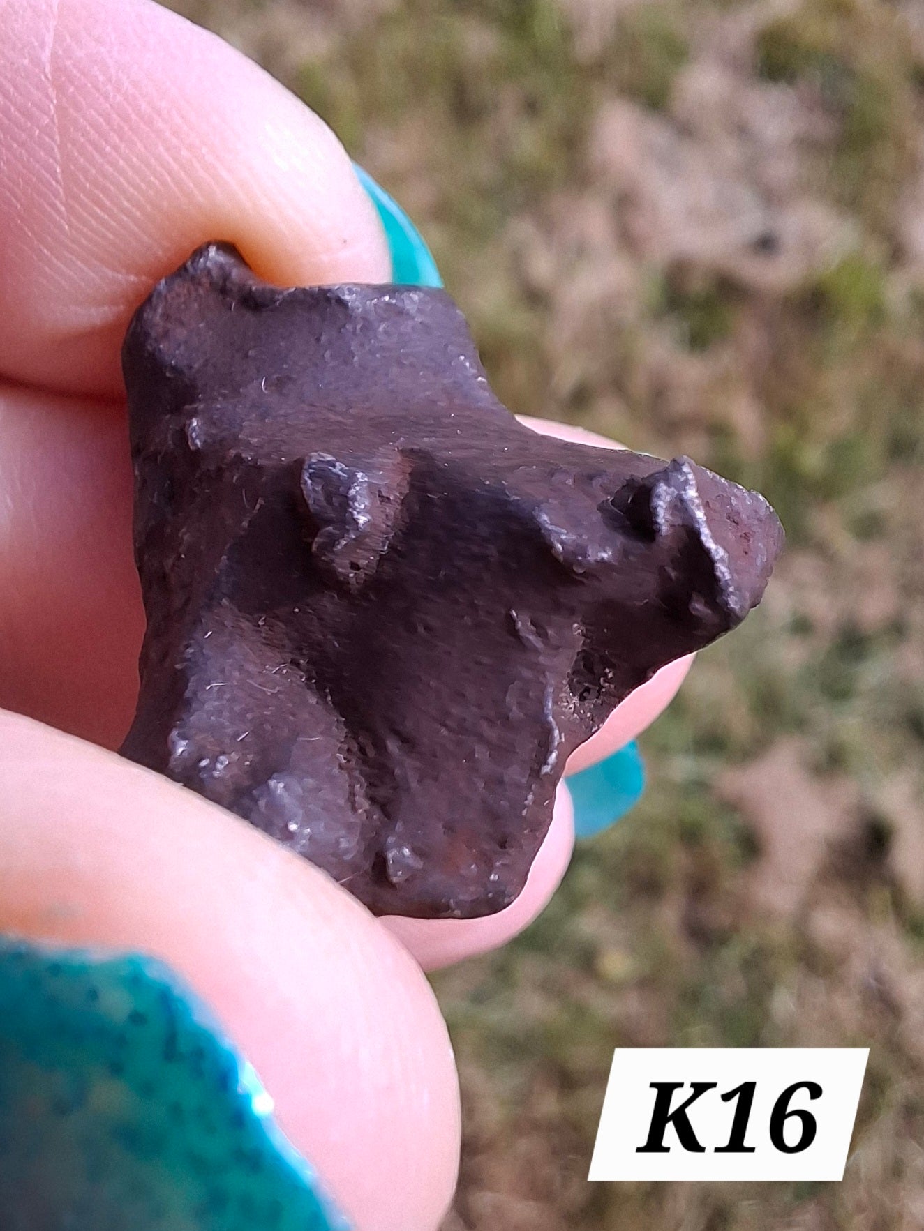Gebel Kamil Iron Meteorite, 16.36g (Ref: K16)