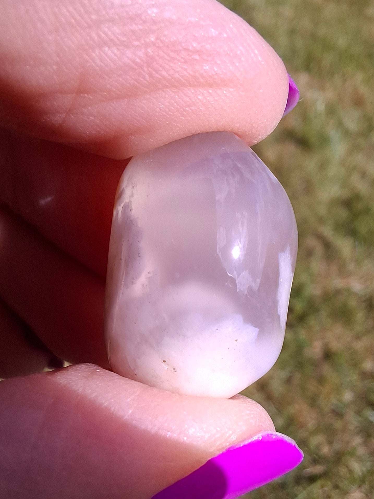 Flower Agate, Tumble Stone, Crystal (Ref: T76)