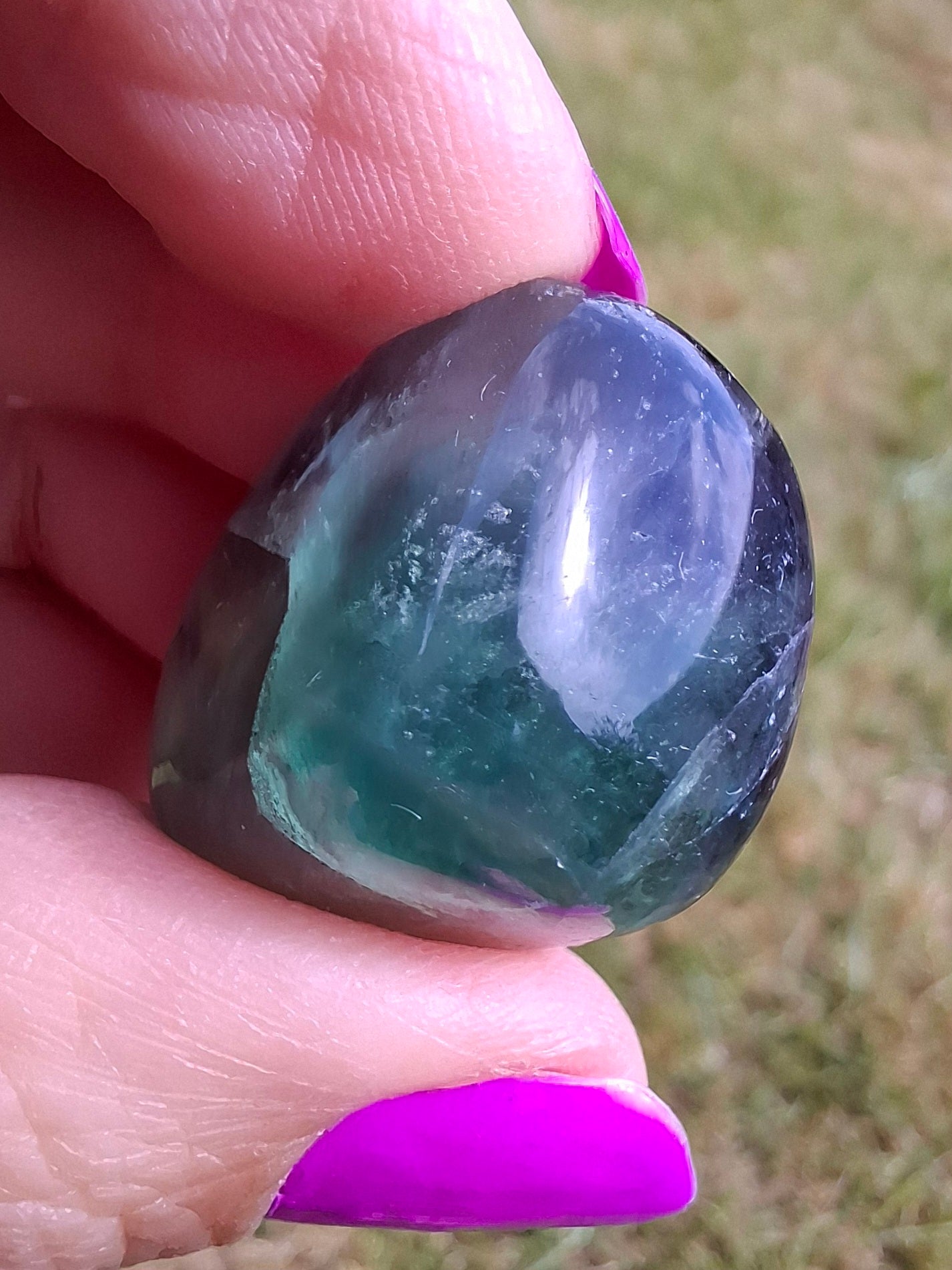 Fluorite, Tumble Stone, Crystal (Ref: T57)