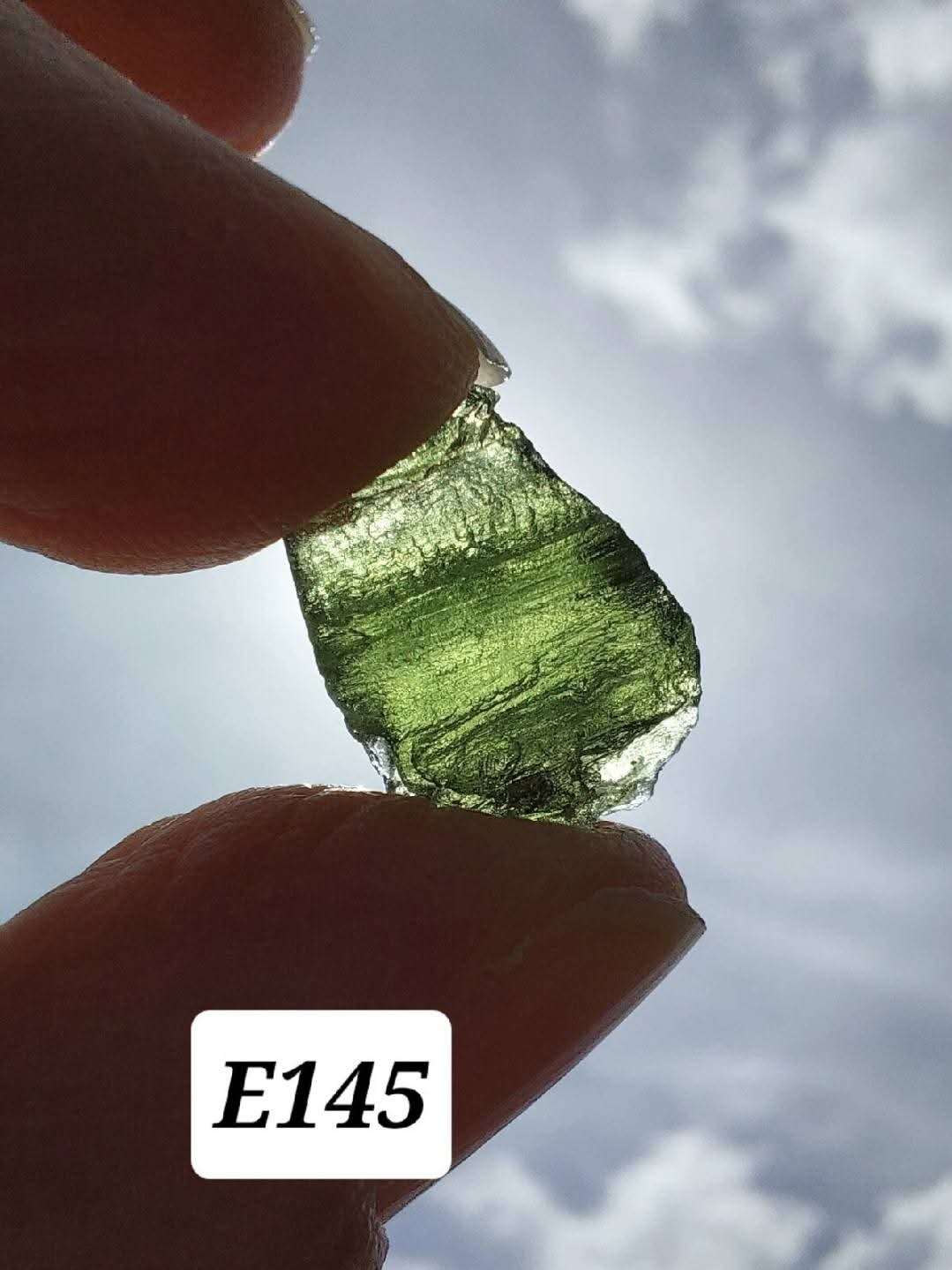 Moldavite Piece, 1.72g, Tektite (Ref: E145)