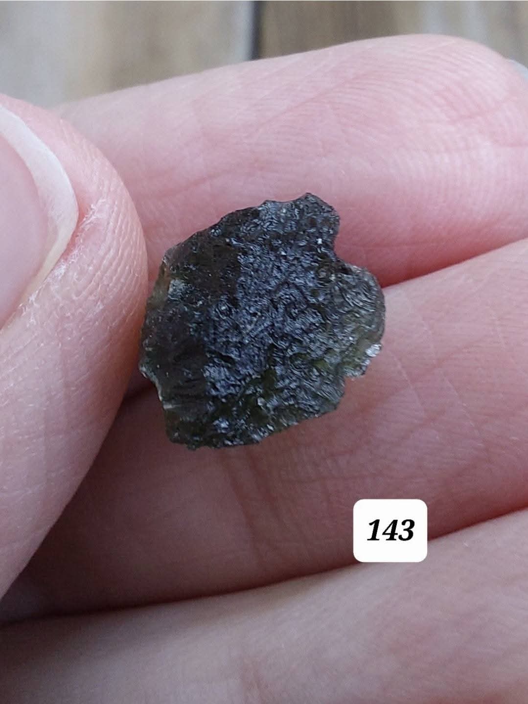 Moldavite Piece, CHLUM, 1.50g, Tektite (Ref: 143)