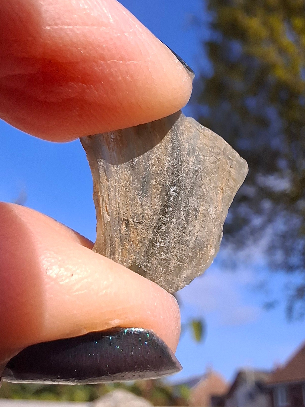 Moldavite Piece, 1.20g, Tektite (Ref: 1383)