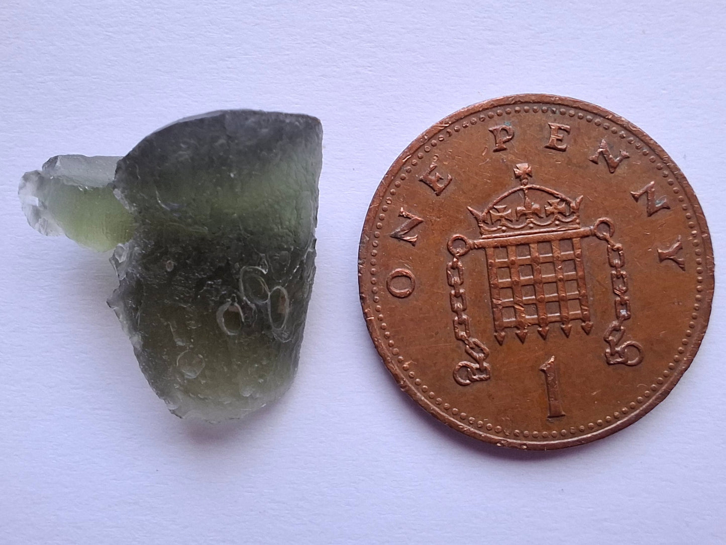 Moldavite Piece, 1.68g, Tektite (Ref: 1468)