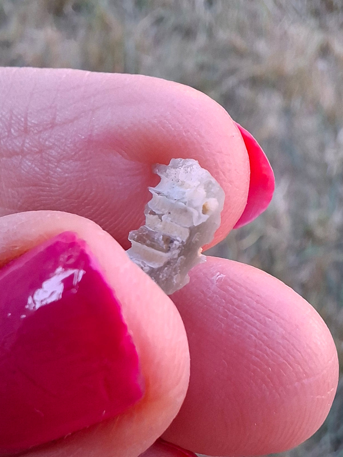 Moldavite Piece, SNOWFLAKE, FROSTED, BRUSNA, 0.28g, Tektite (Ref: 1504)