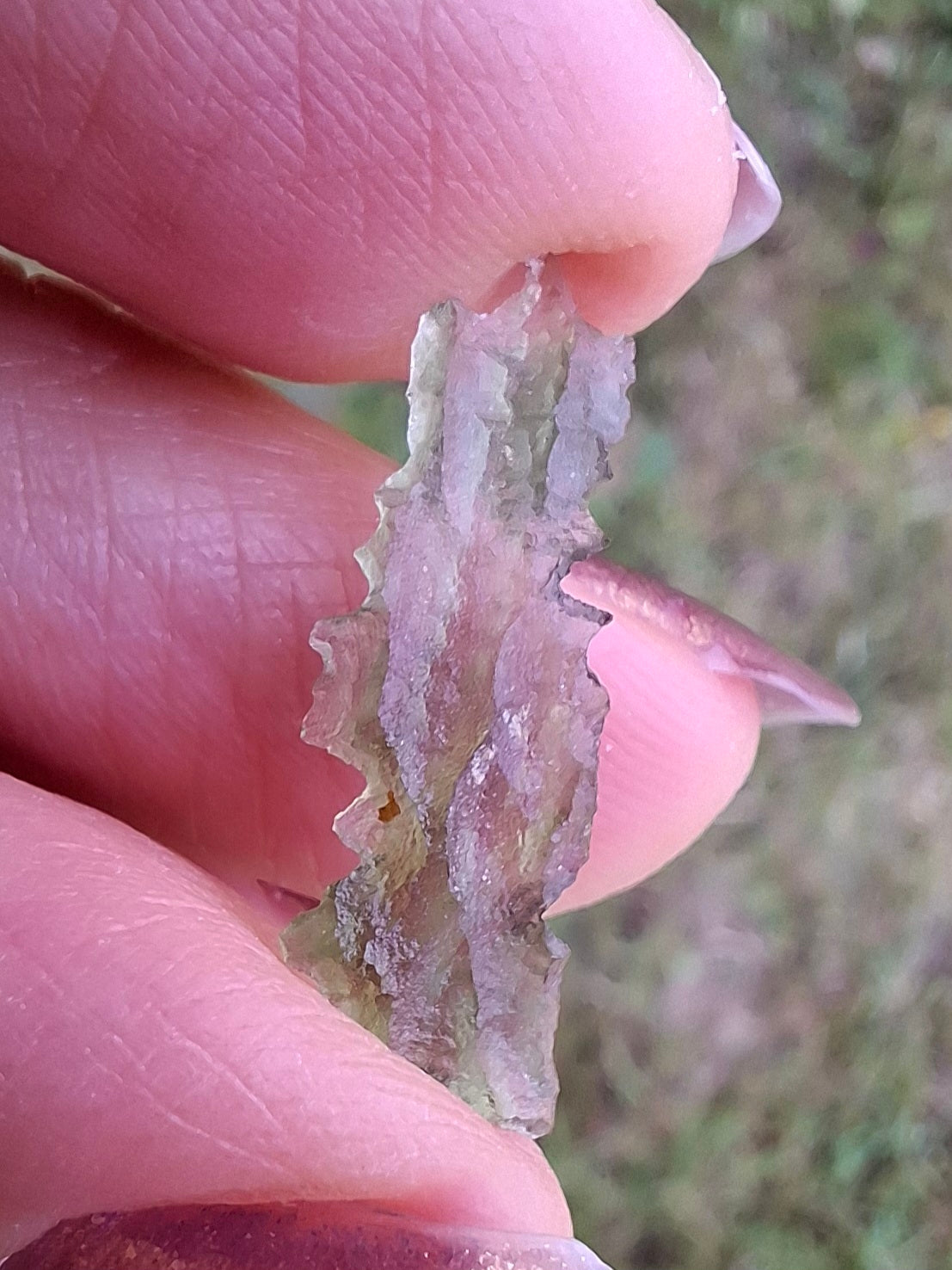 Moldavite Piece, 0.33g, Tektite (Ref: 1488)