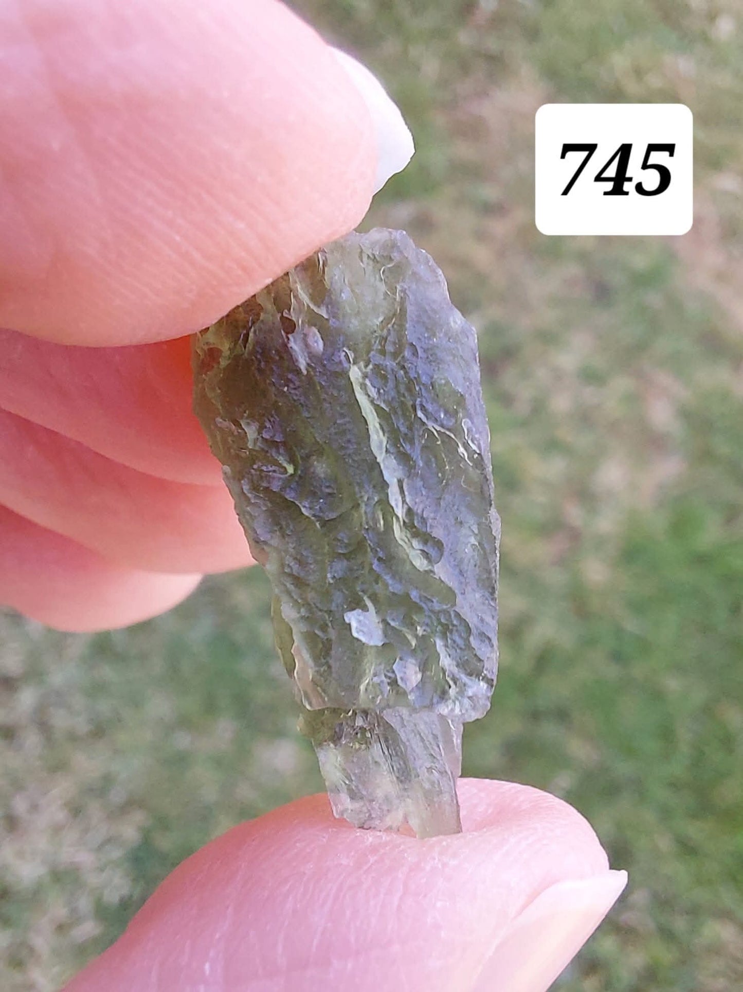 Moldavite Piece, ANGEL CHIME, 2.18g, Tektite (Ref: 745)