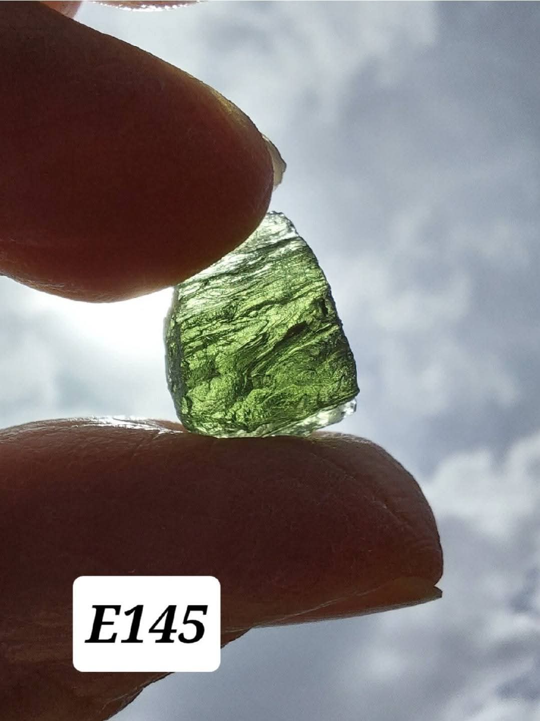 Moldavite Piece, 1.72g, Tektite (Ref: E145)
