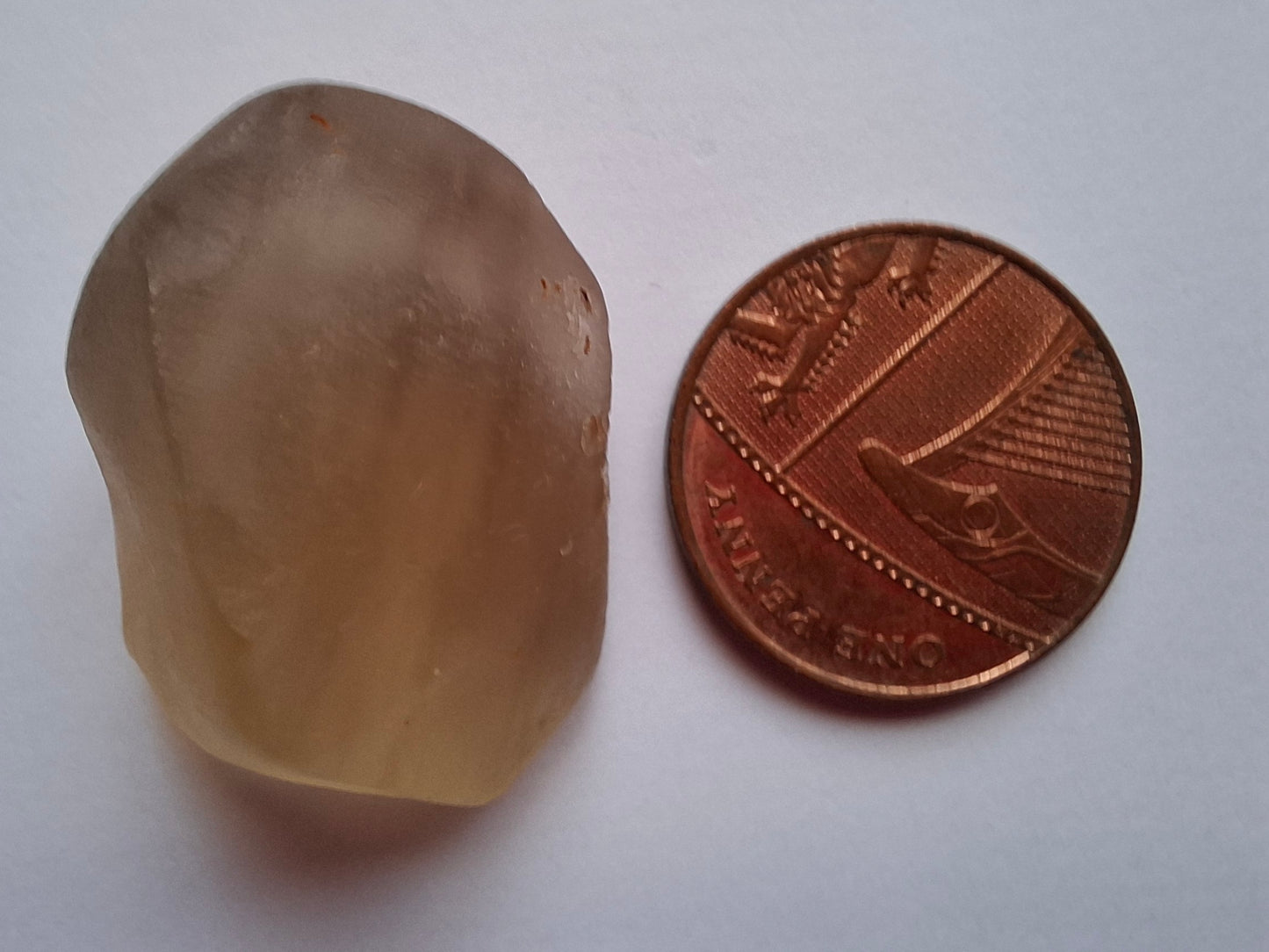 Libyan Desert Glass (darker) Piece, 9.54g, Tektite (Ref: L1371)