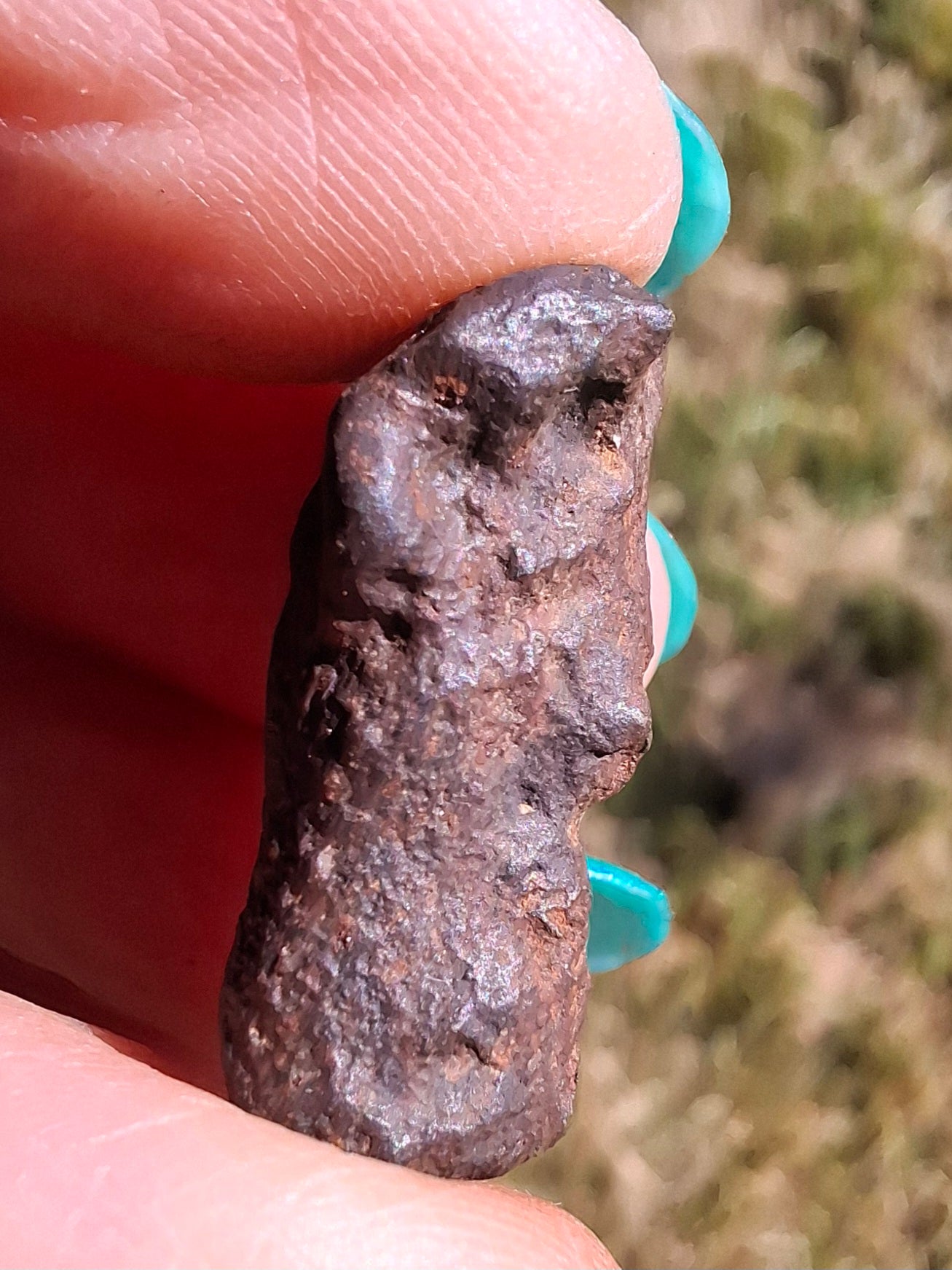 Gebel Kamil Iron Meteorite, 13.55g (Ref: K43)