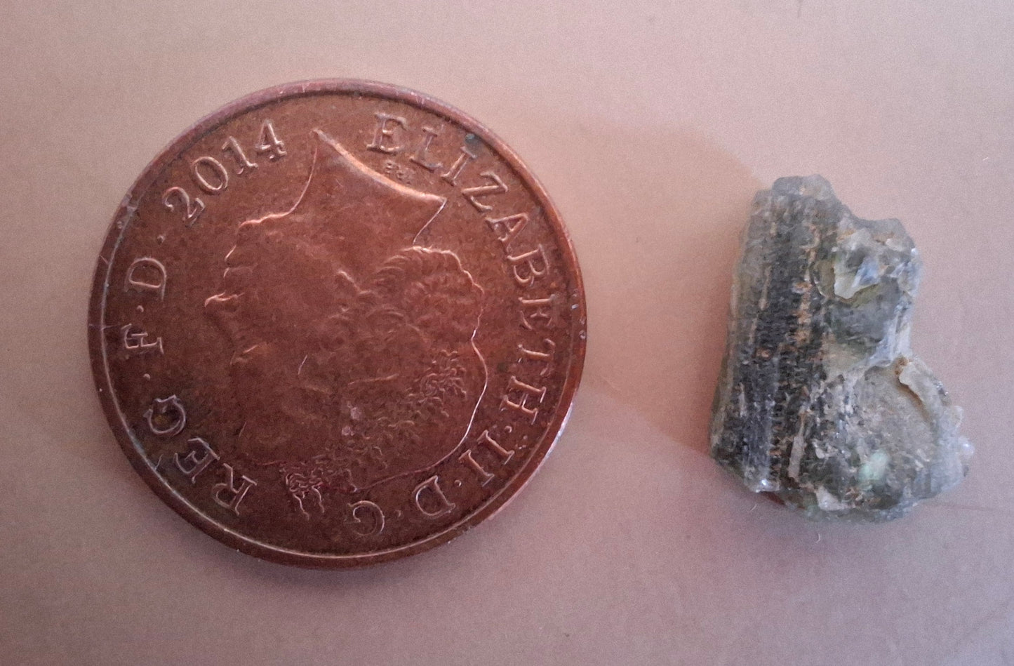 Moldavite Piece, 0.81g, Tektite (Ref: E164)