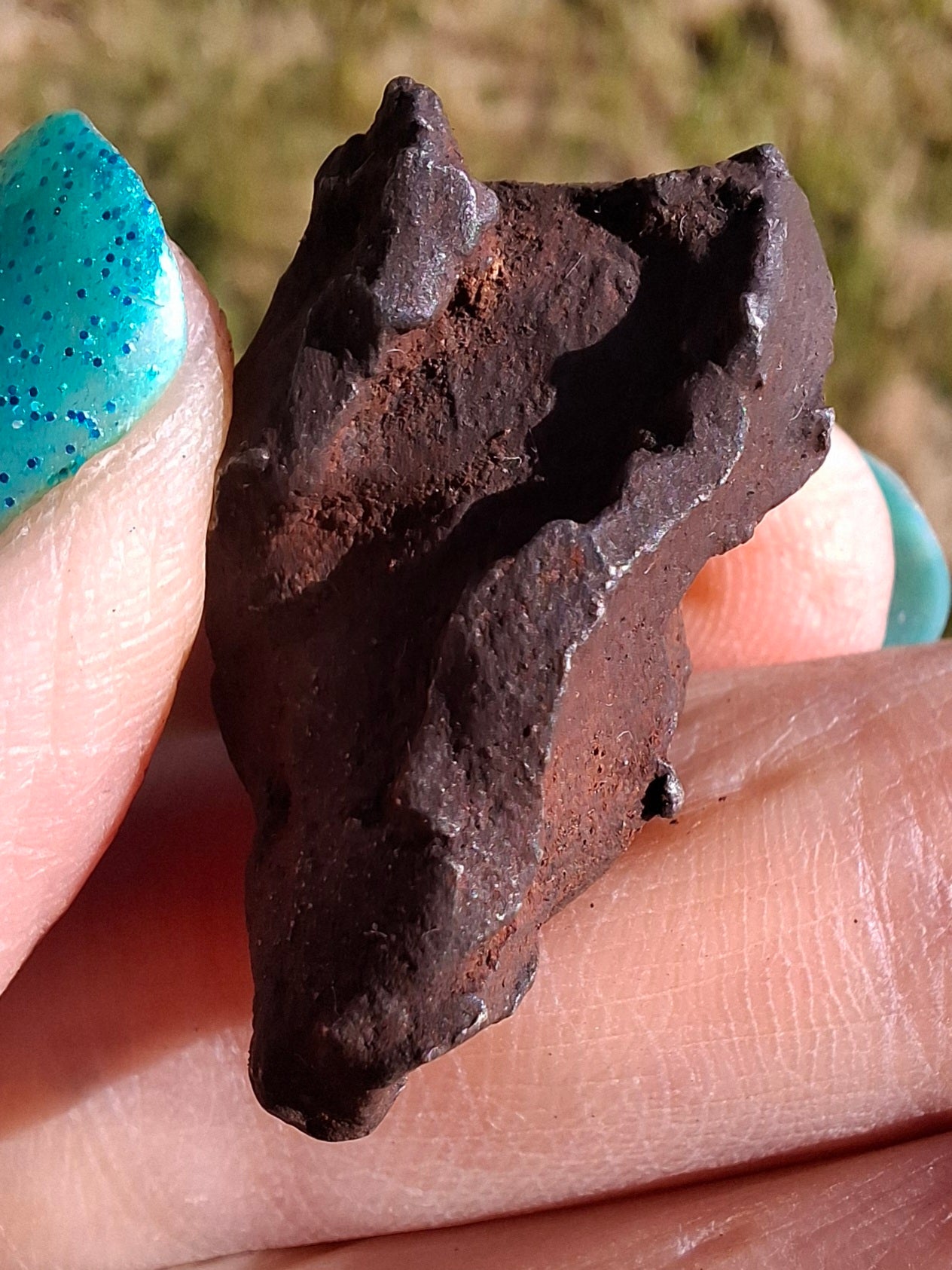 Gebel Kamil Iron Meteorite, 25.42g (Ref: K38)