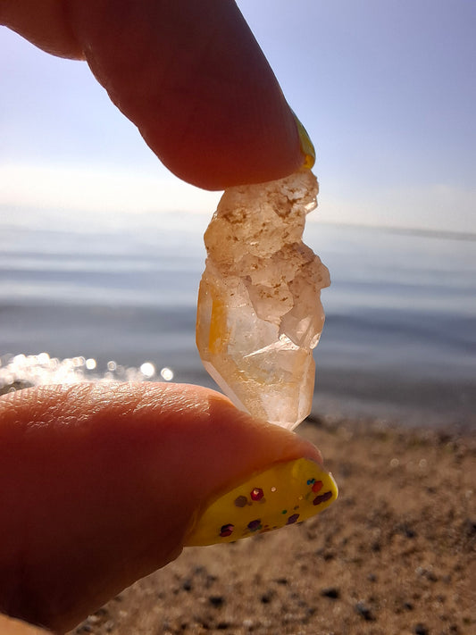 Natural Citrine, 3.89g, Crystal (Ref: TC6)
