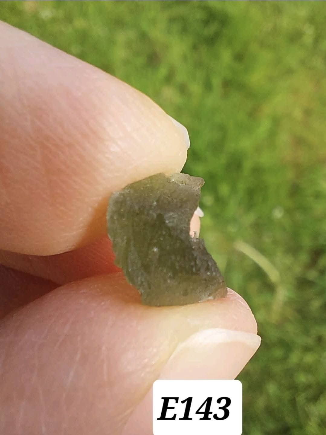Moldavite Piece, 0.58g, Tektite (Ref: E143)