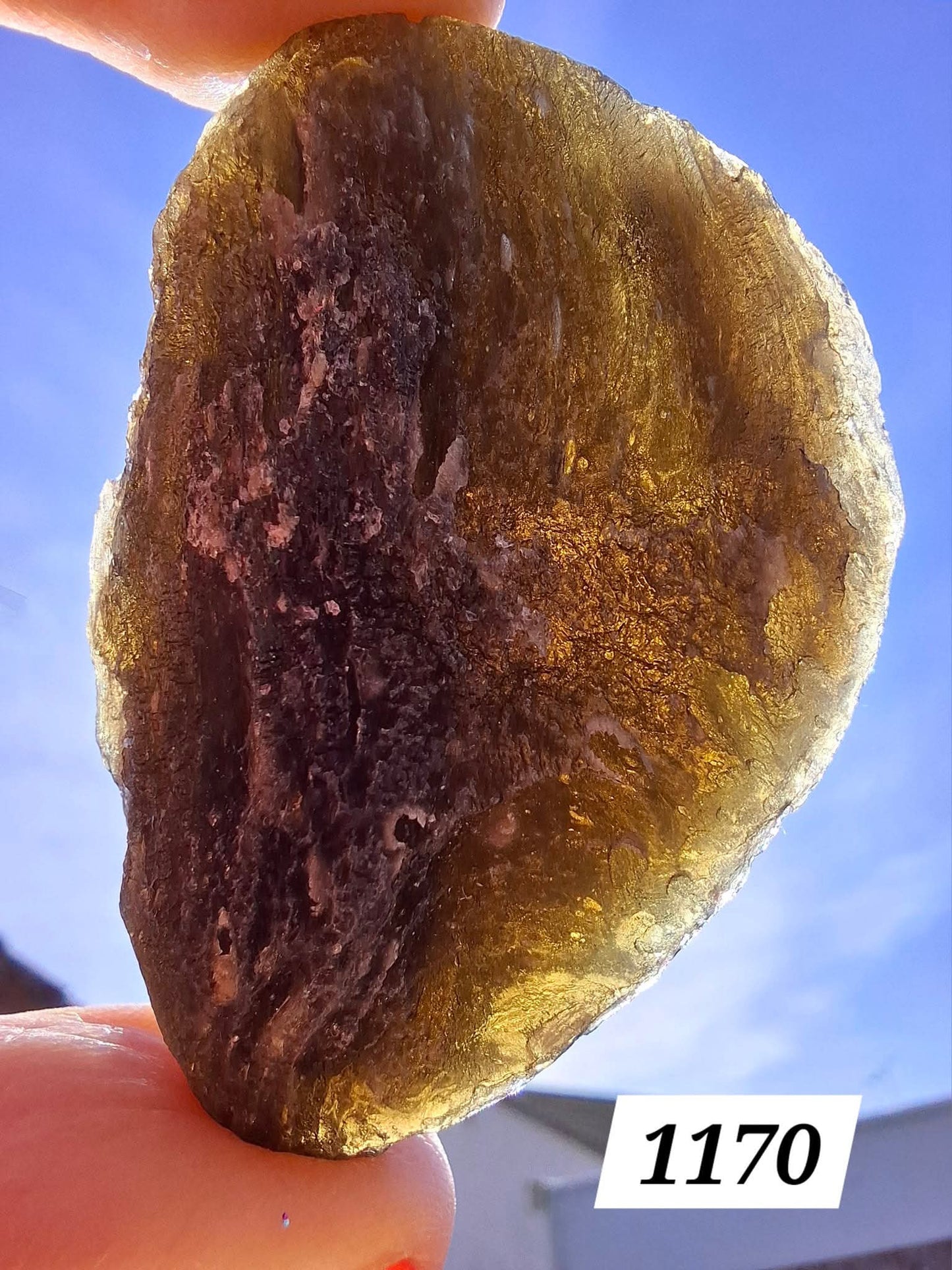 Moldavite Piece, NESMEN HURKA,  26.87g, Tektite (Ref: 1170)