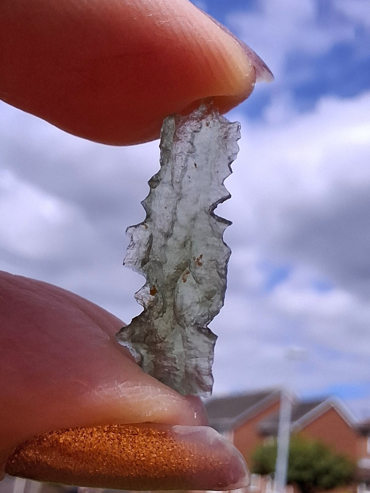 Moldavite Piece, 0.33g, Tektite (Ref: 1488)