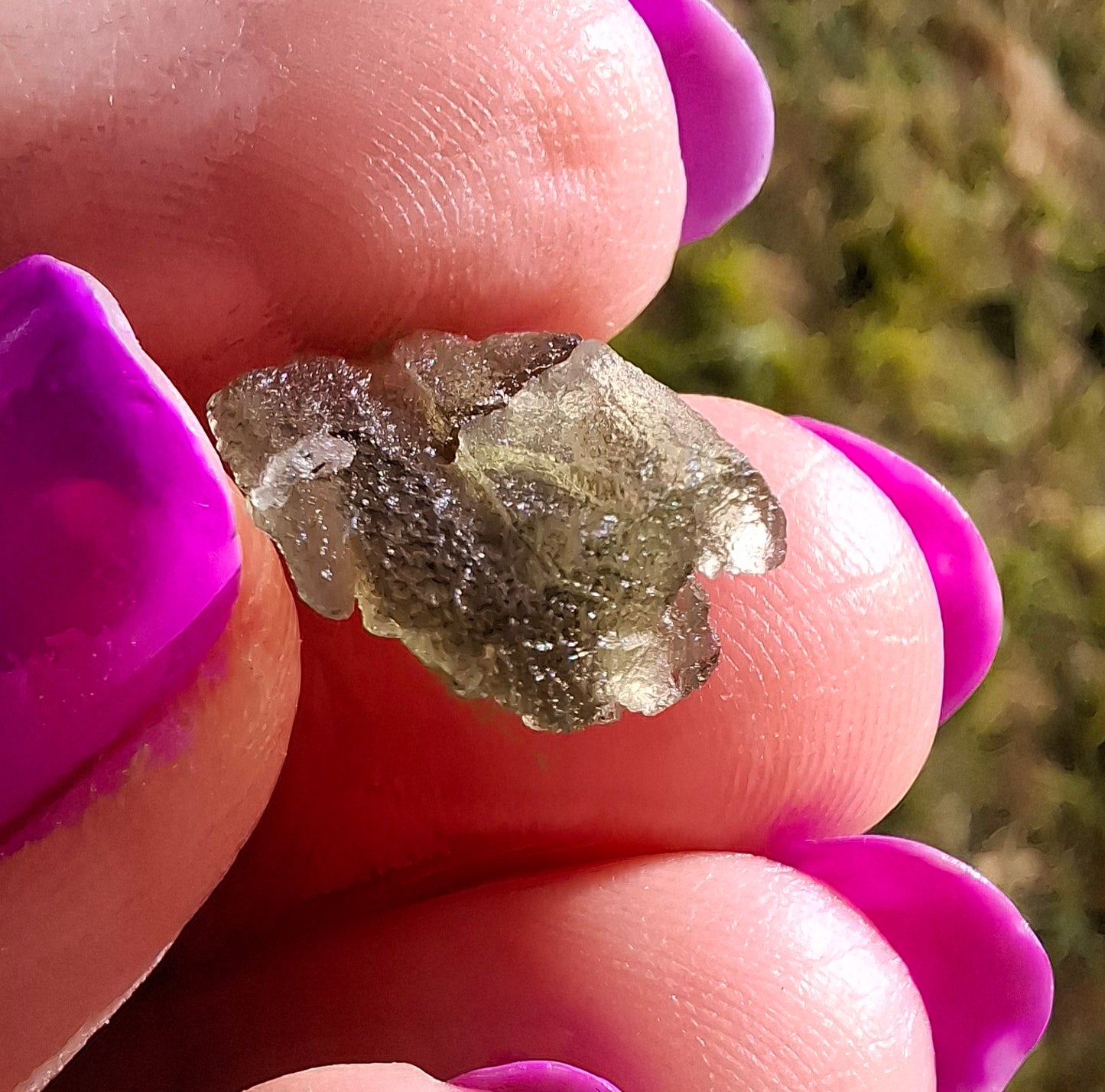 Moldavite Piece, 1.00g, Tektite (Ref: 1442)