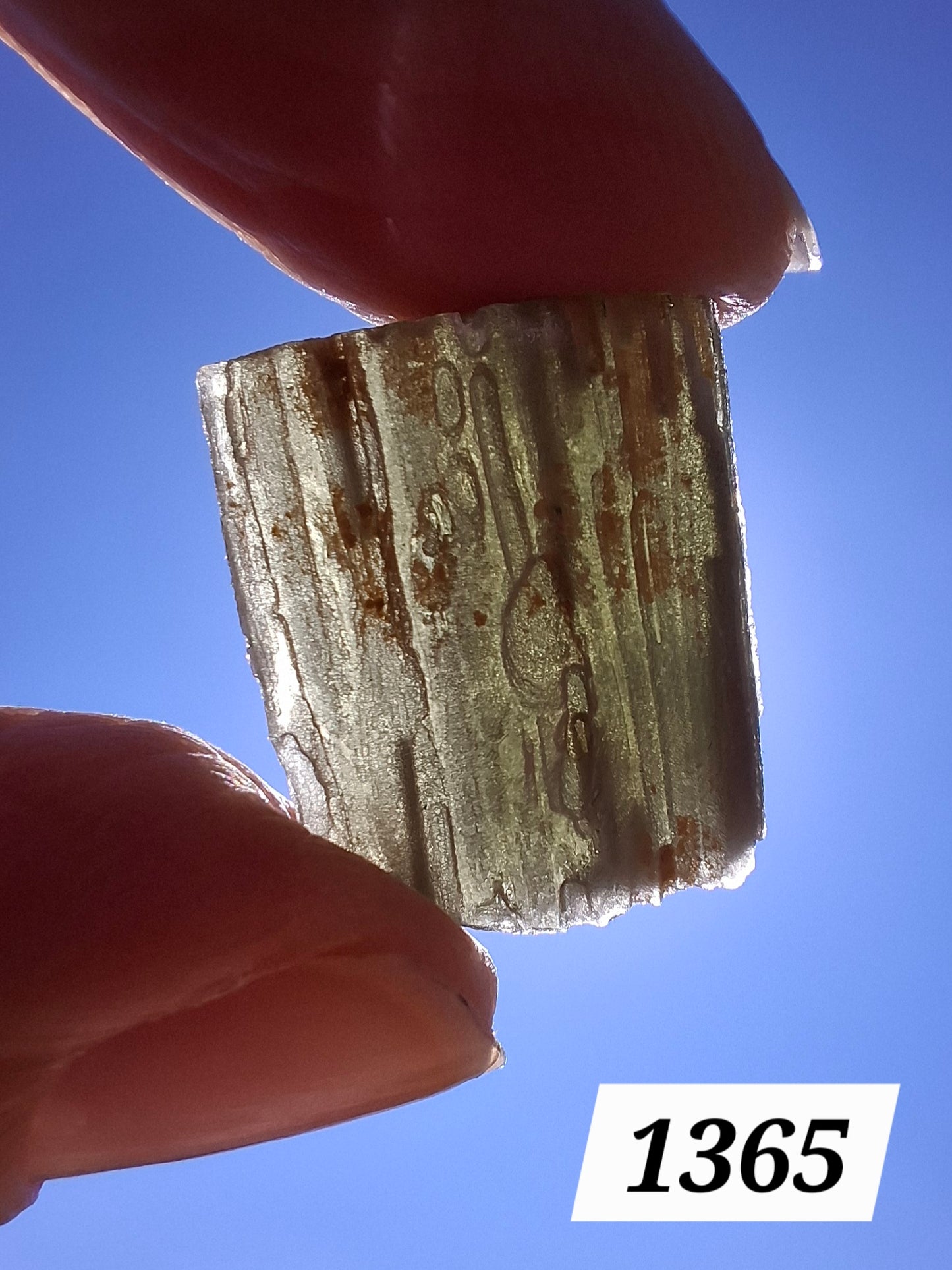 Moldavite Piece, SNOWFLAKE, FROSTED, BARTOCHOV, 3.12g, Tektite (Ref: 1365)